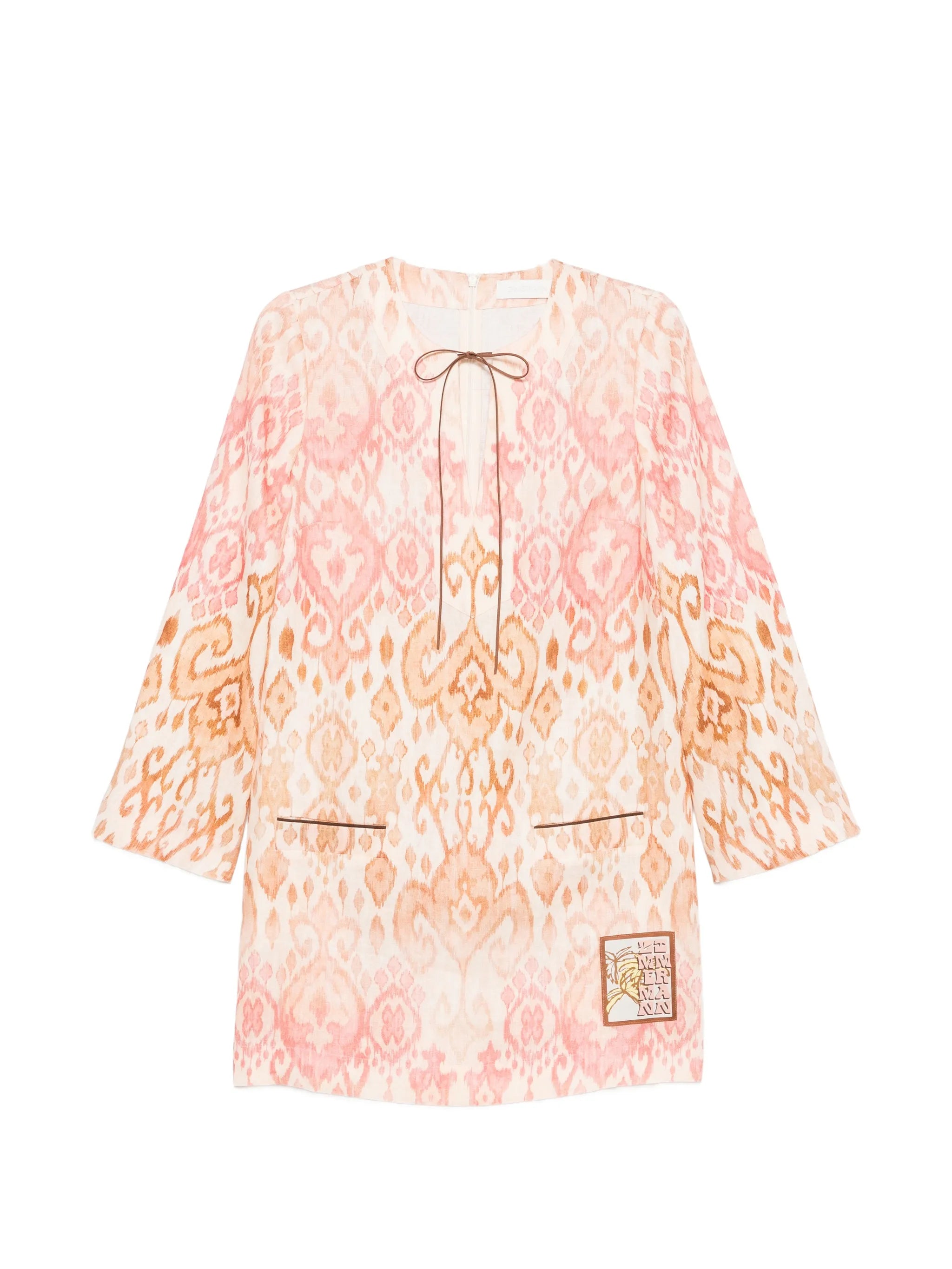 Aster shift mini dress