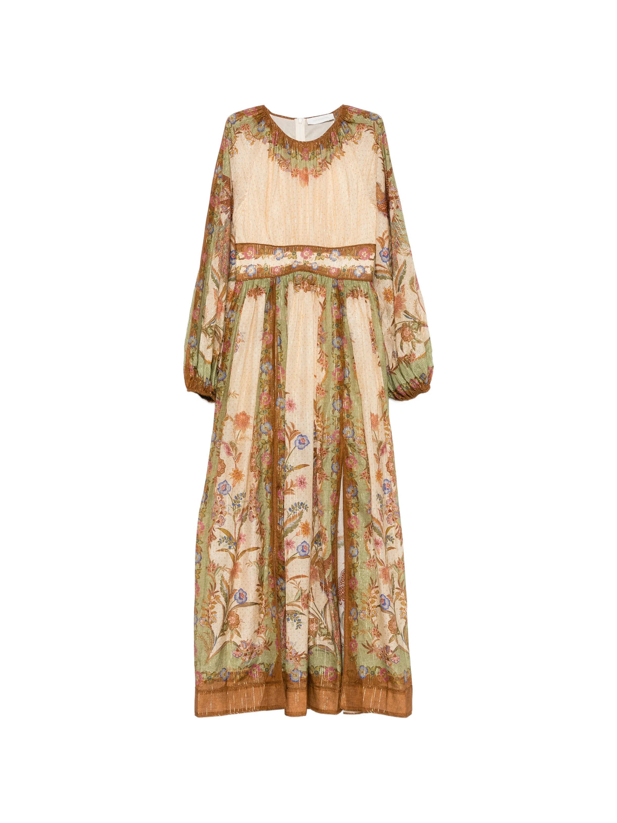 Indra waisted maxi dress