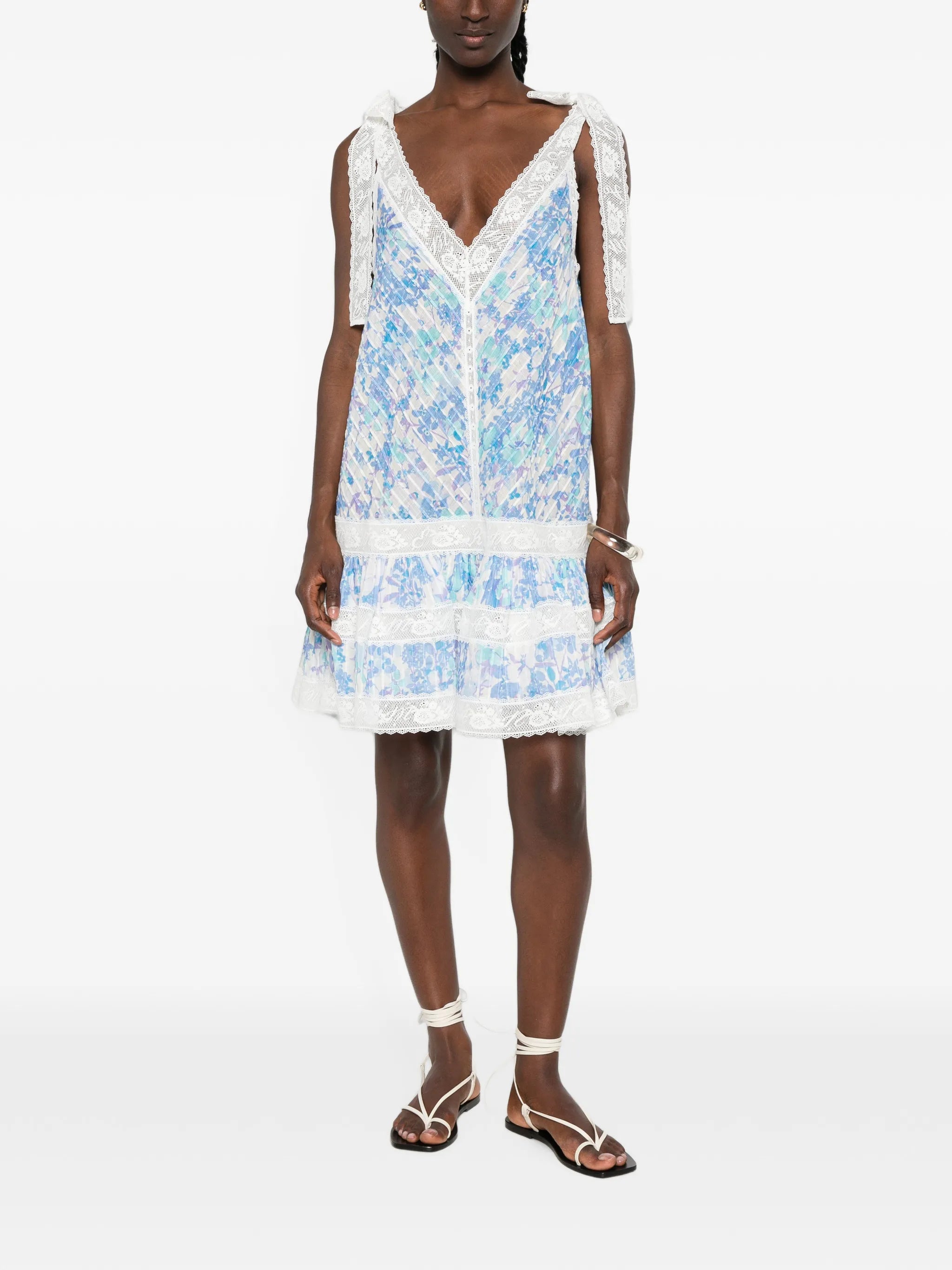 Solstice lantern mini dress