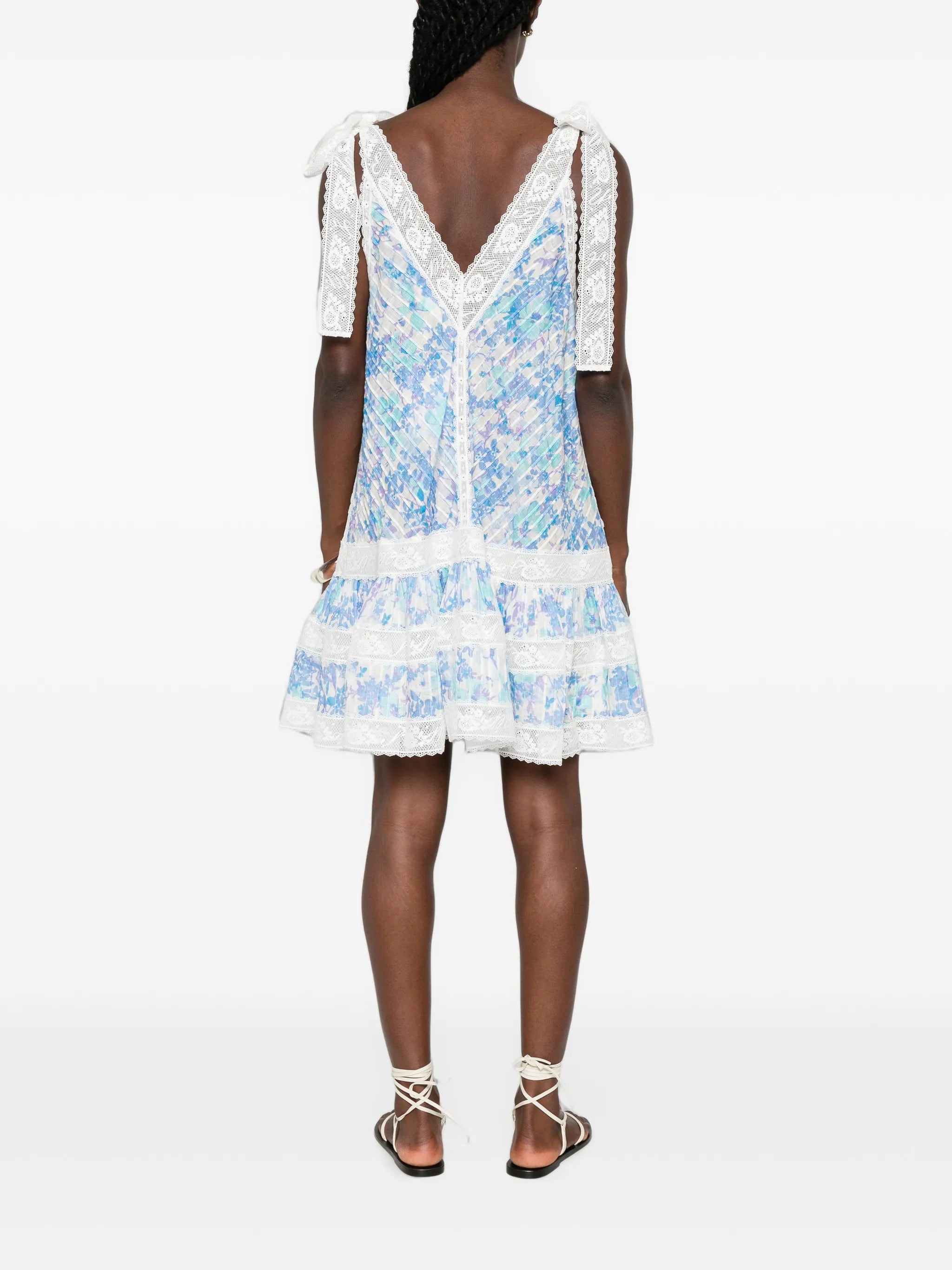Solstice lantern mini dress