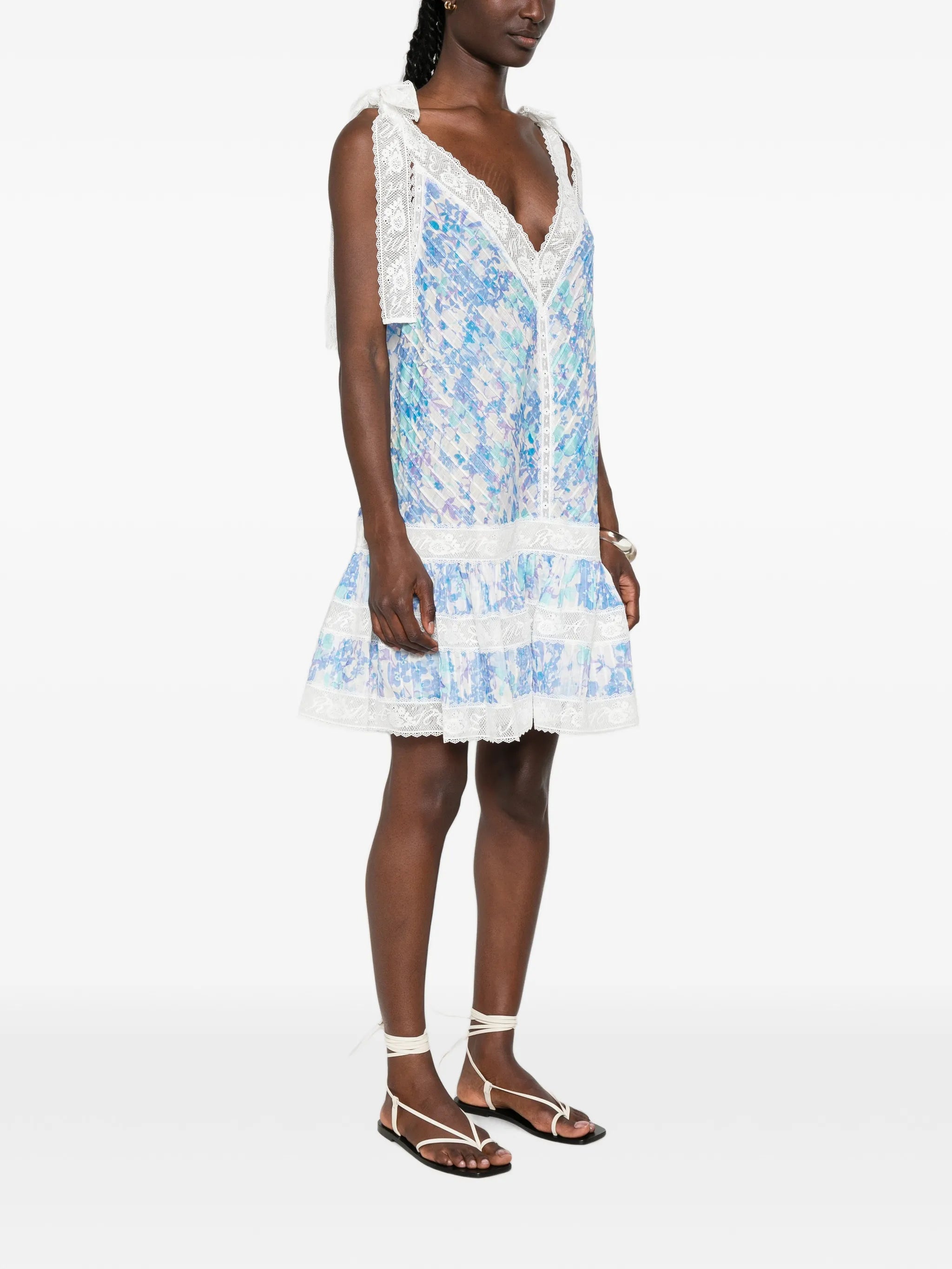 Solstice lantern mini dress