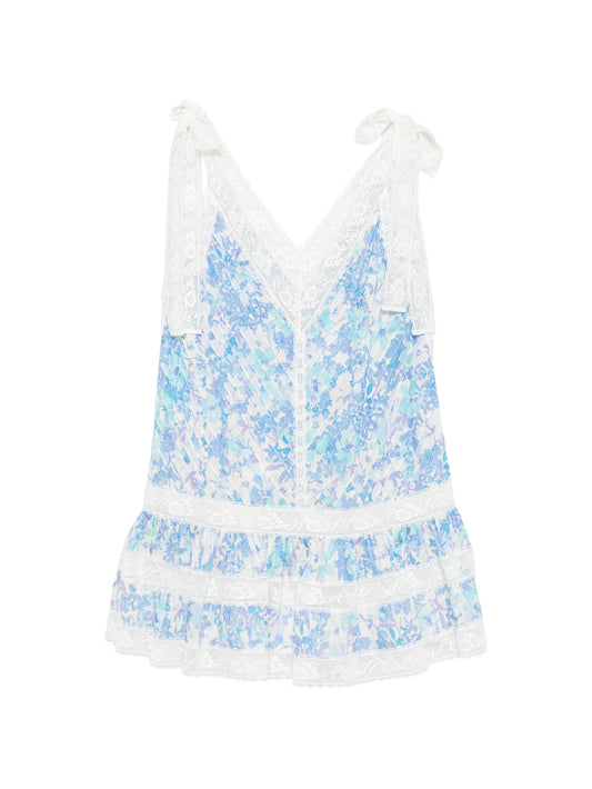 Solstice lantern mini dress