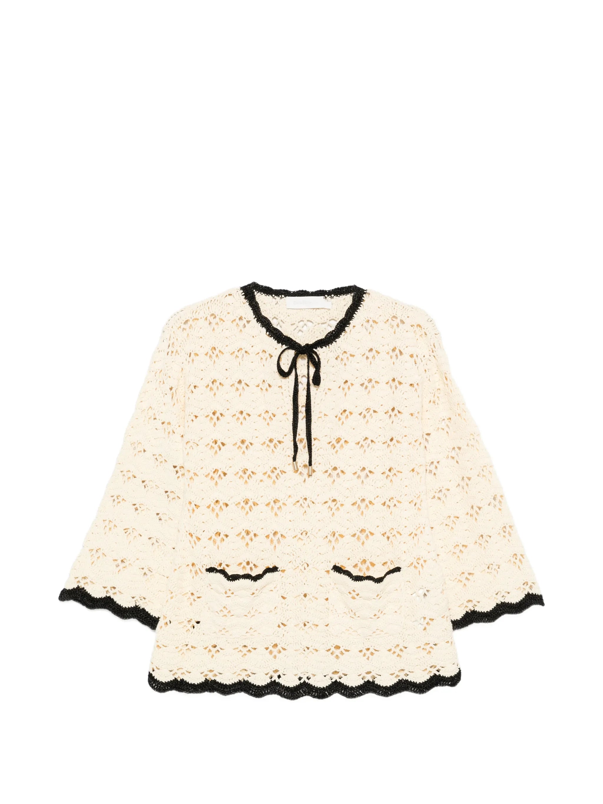 Aster crochet tunic top
