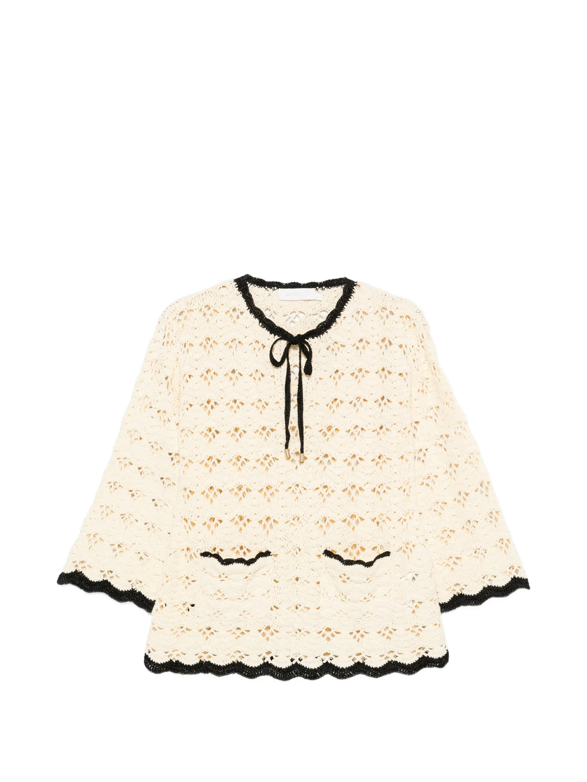 Aster crochet tunic top