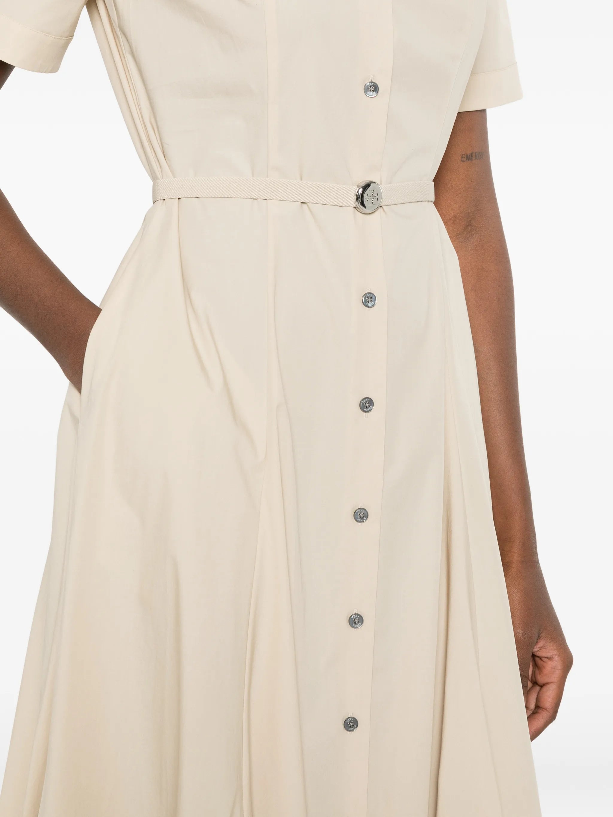 cotton shirtdress