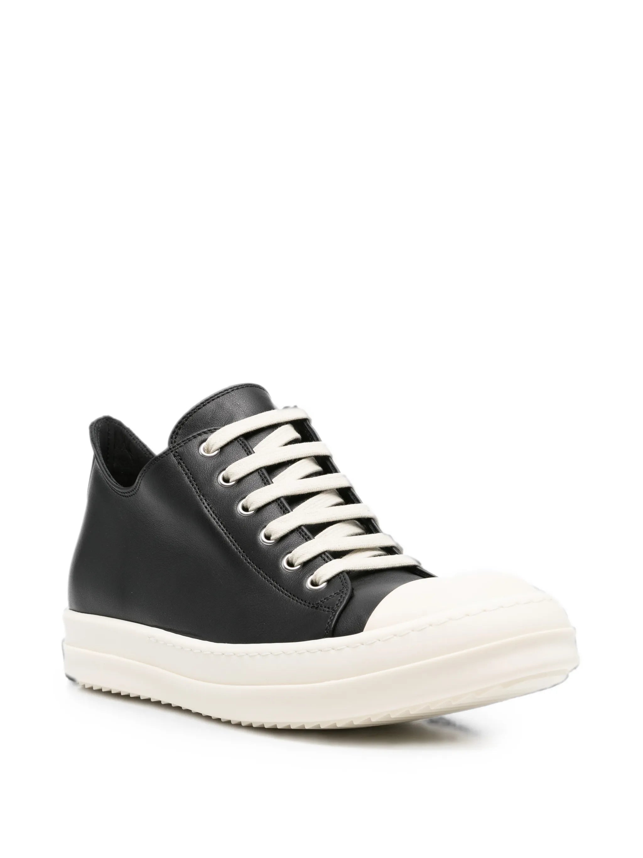 lace-up leather sneakers