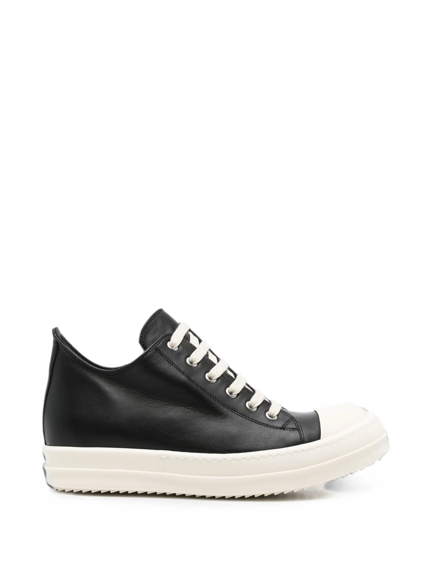 lace-up leather sneakers