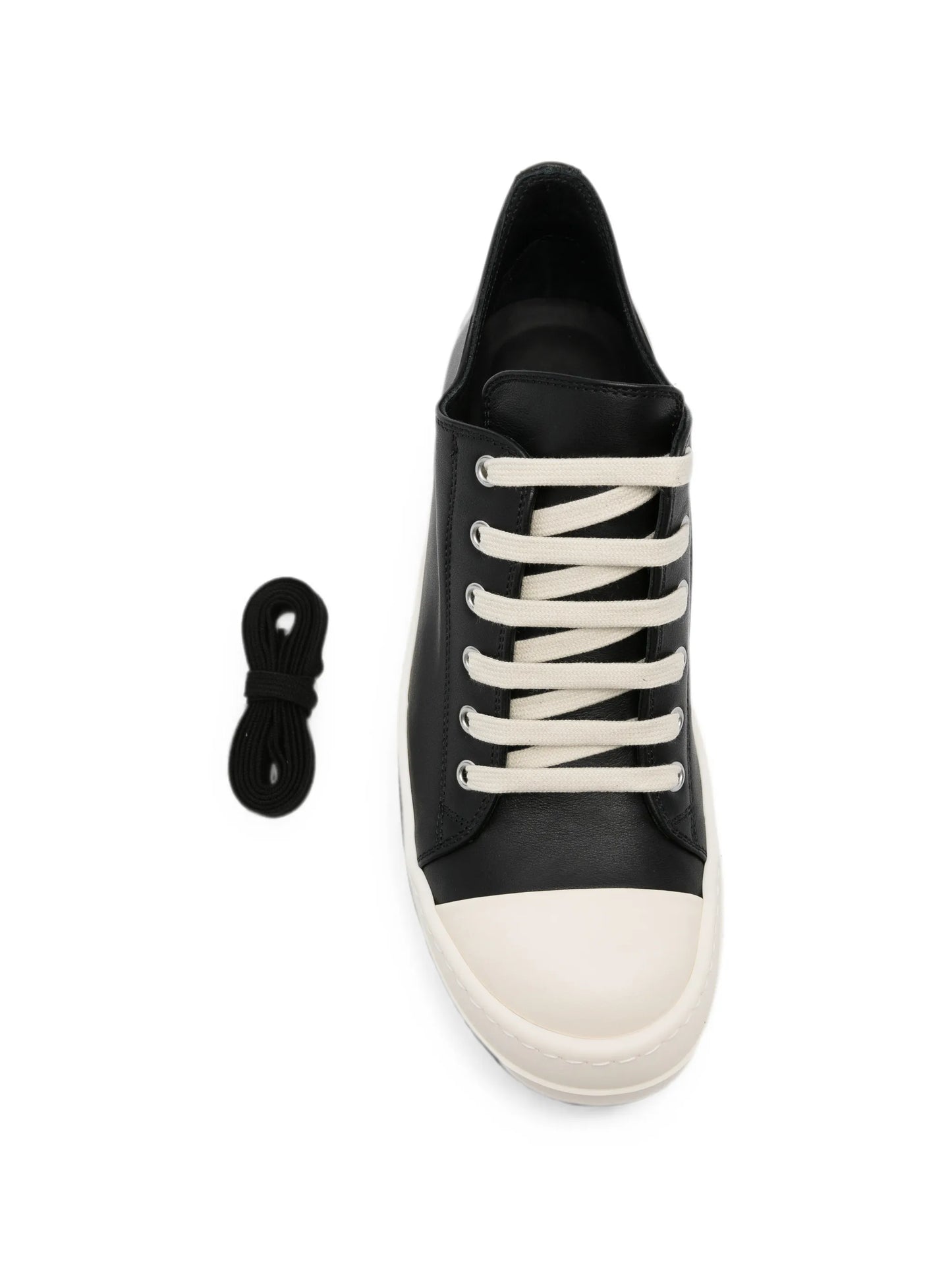 lace-up leather sneakers