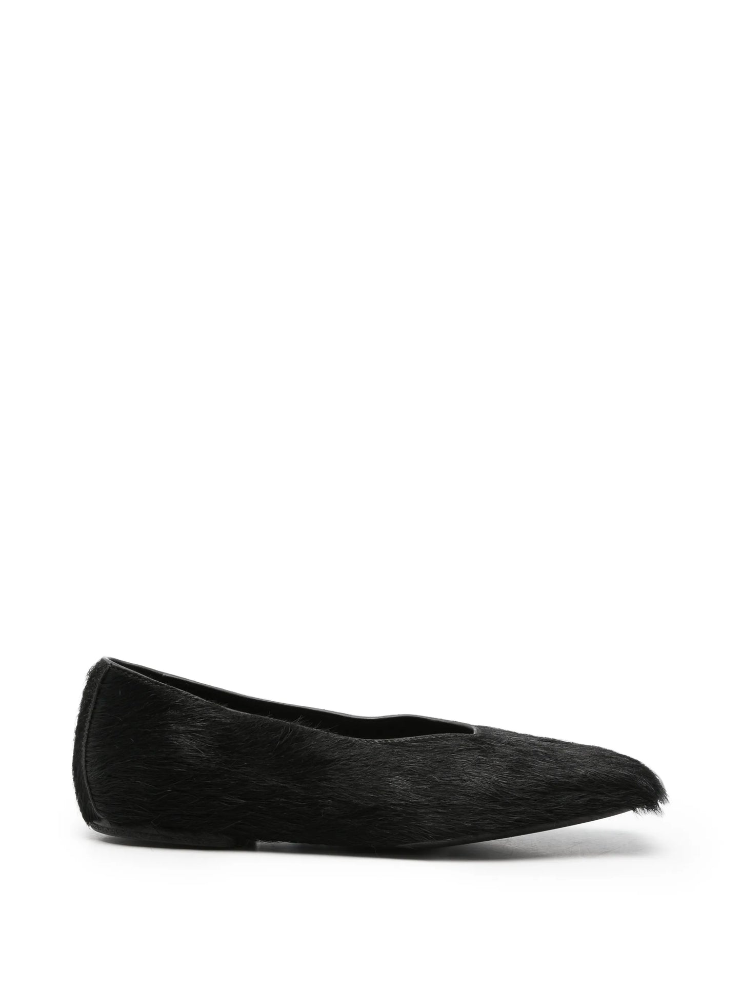 square-toe ballet flats
