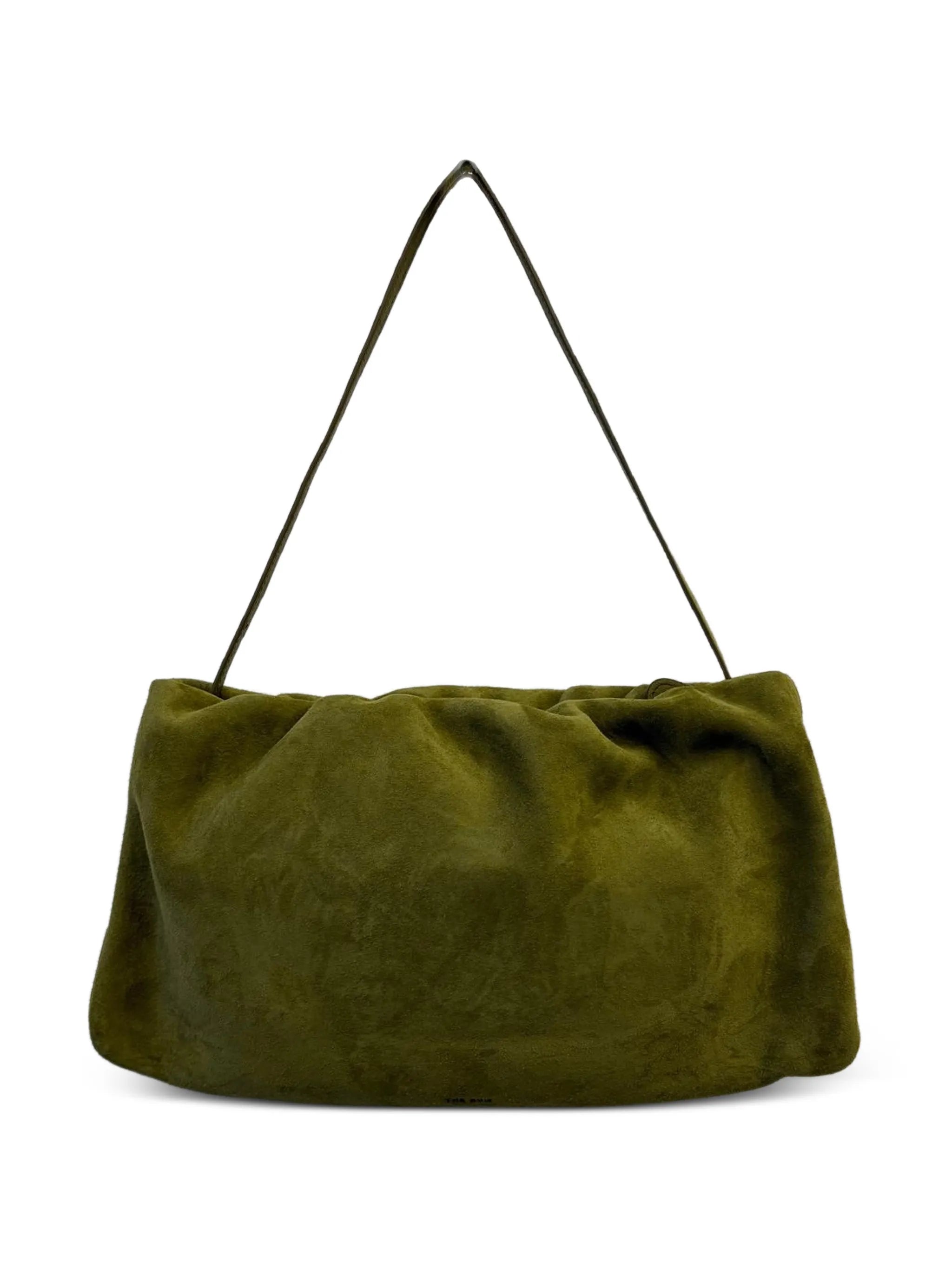 XL Bourse suede shoulder bag
