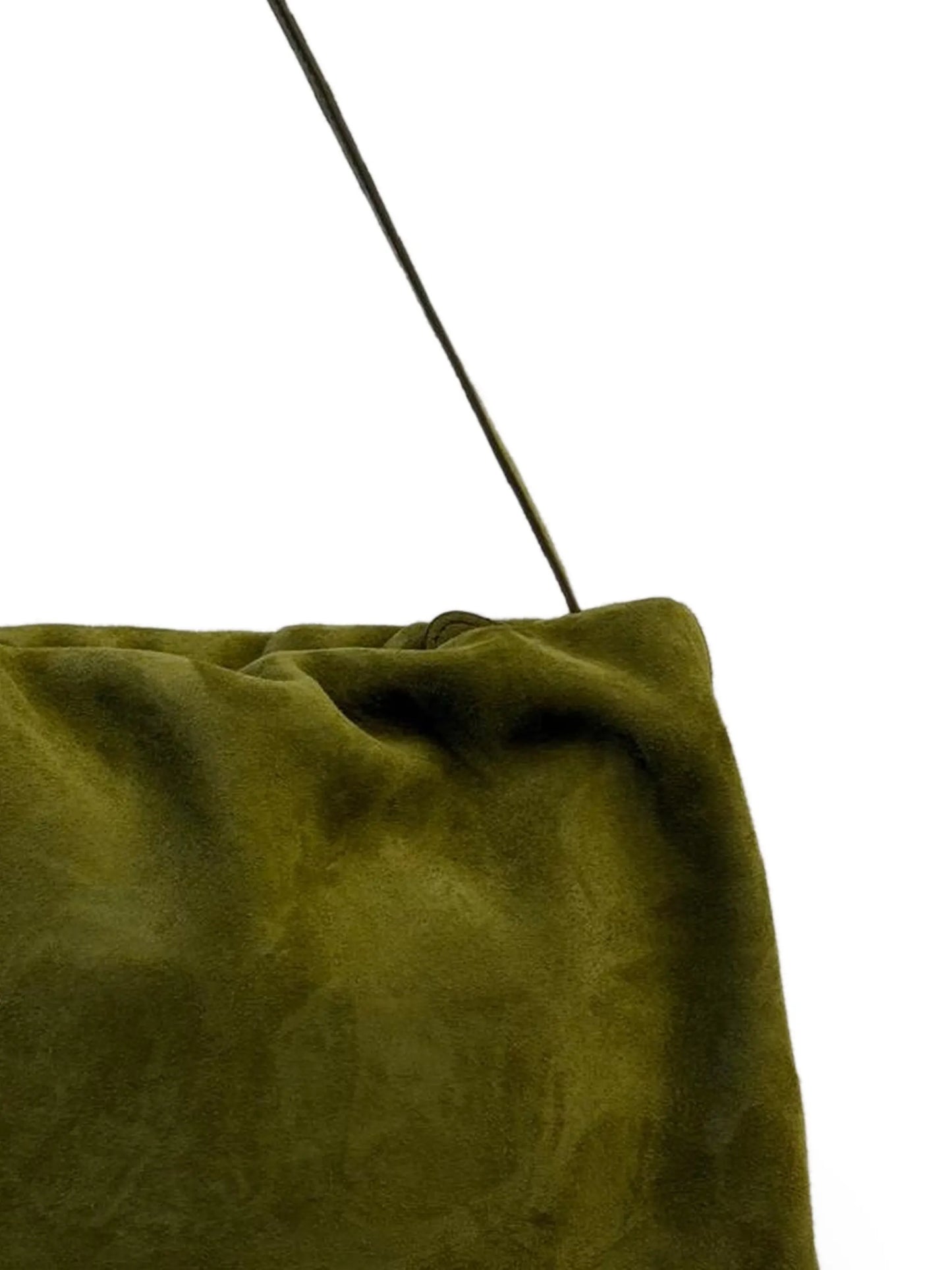 XL Bourse suede shoulder bag