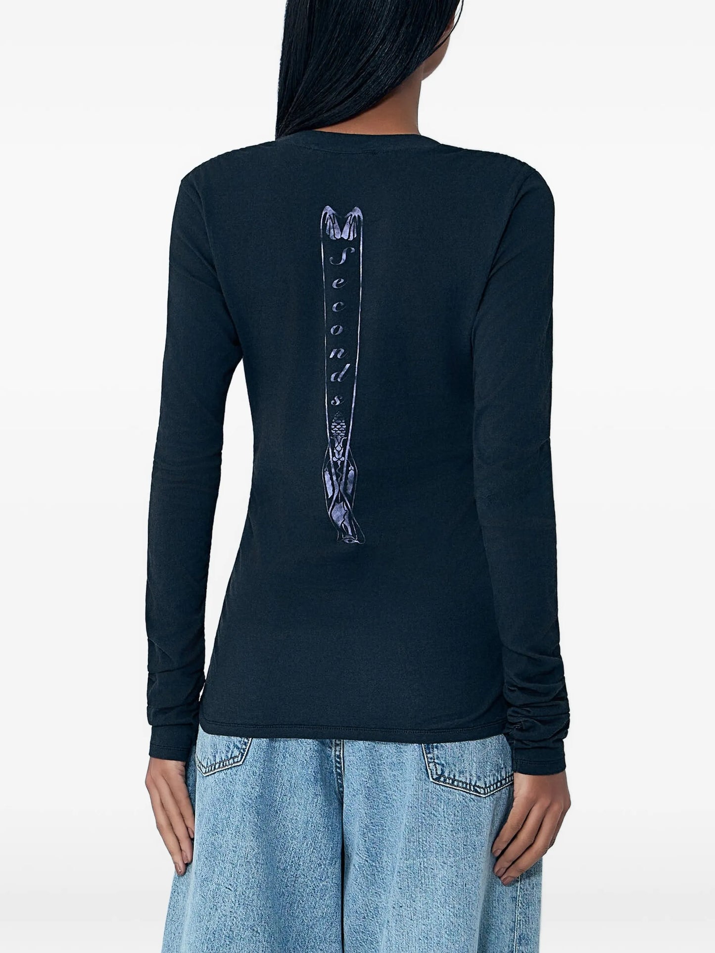 Strain Slim print long-sleeve T-shirt
