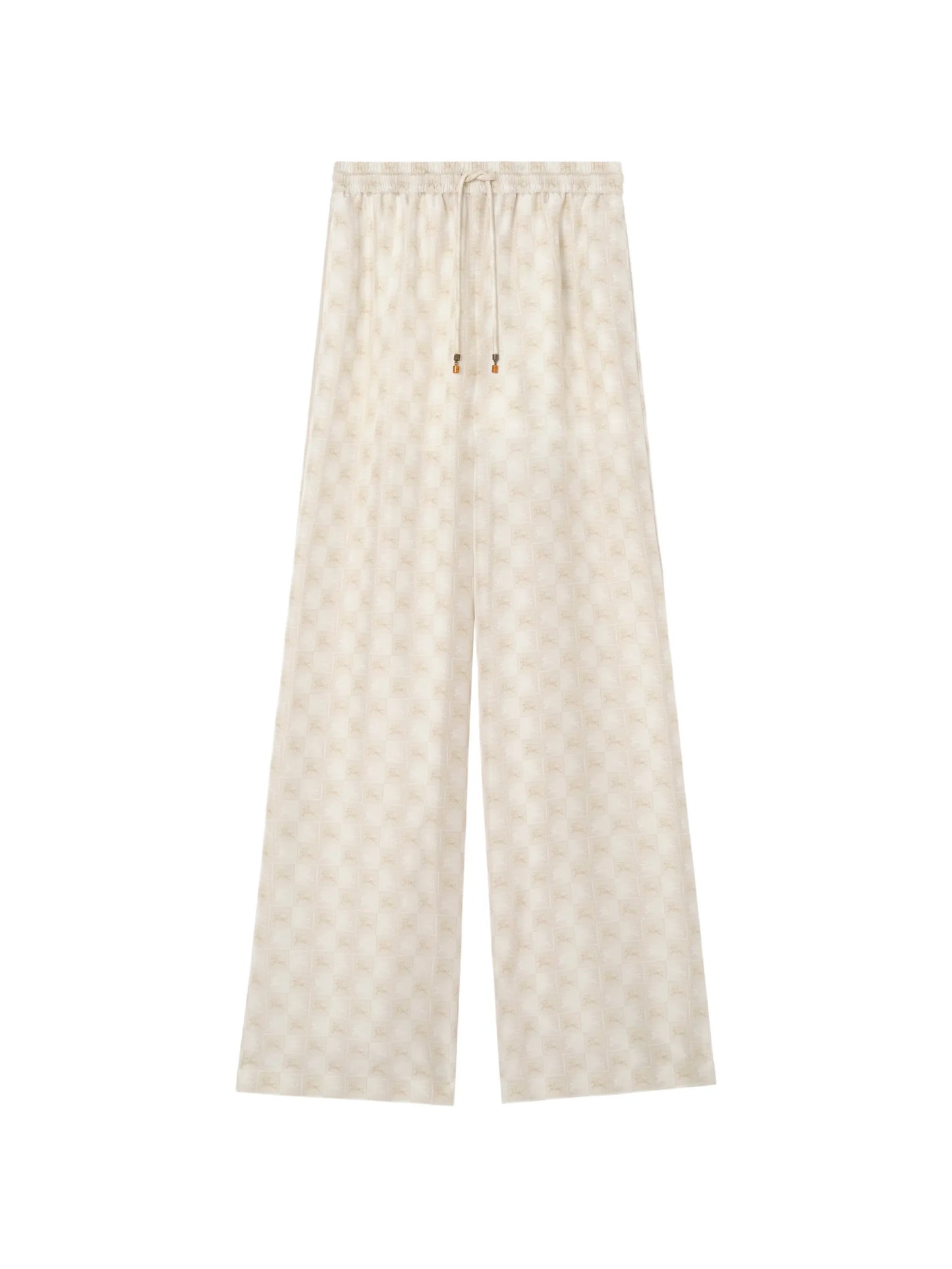 EKD Checkerboard silk pyjama trousers