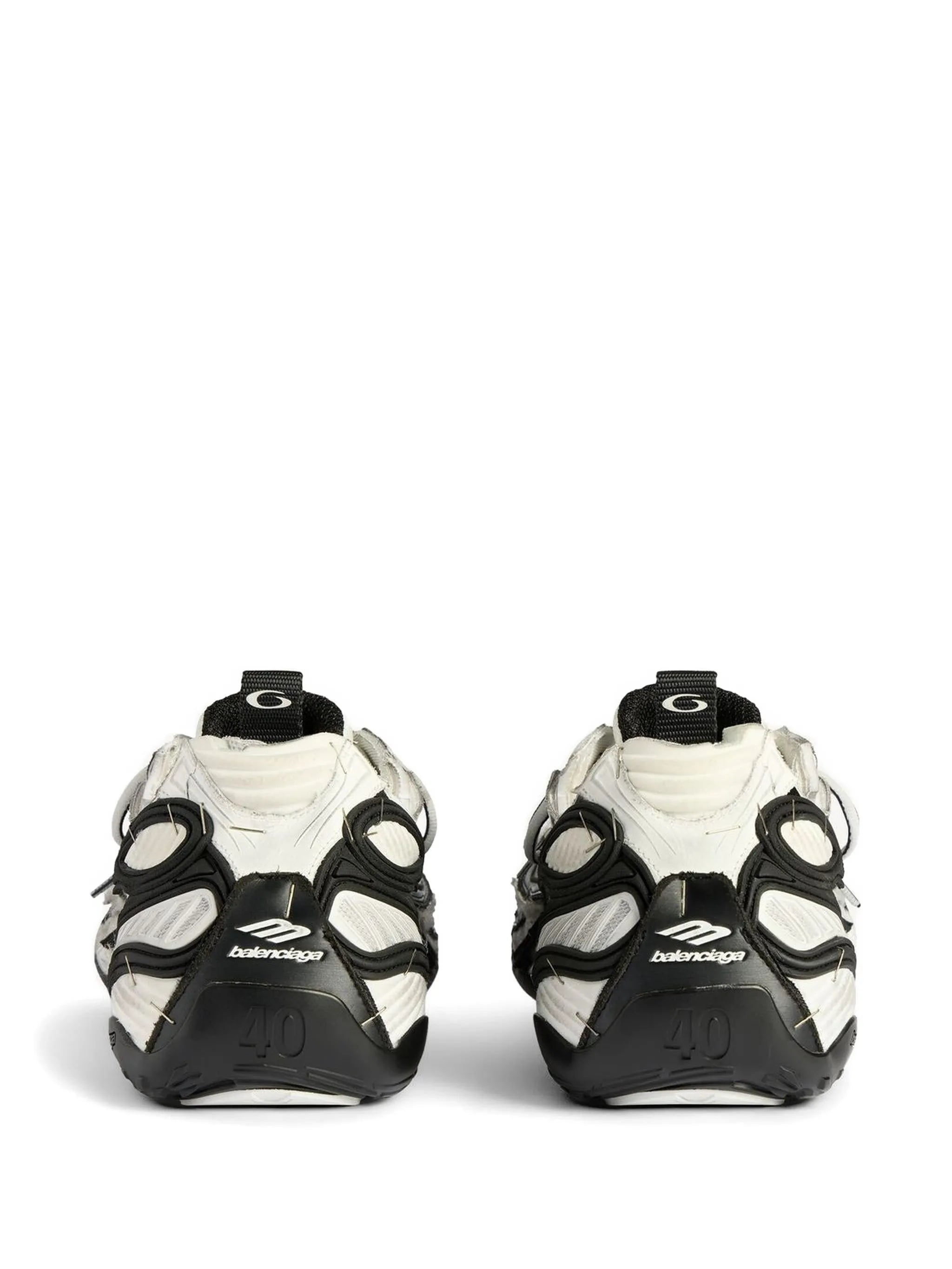 Soleless lace-up sneakers