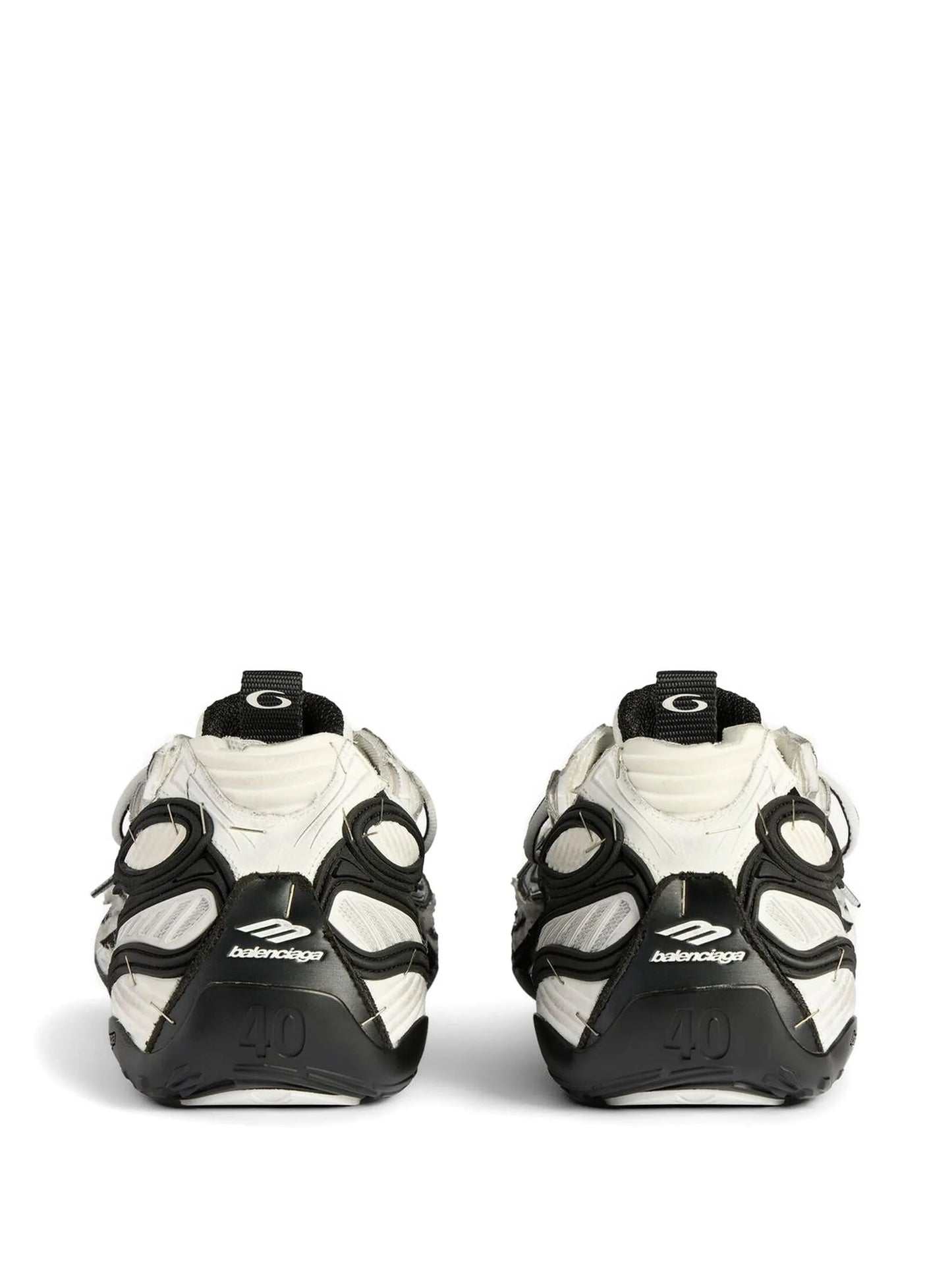 Soleless lace-up sneakers