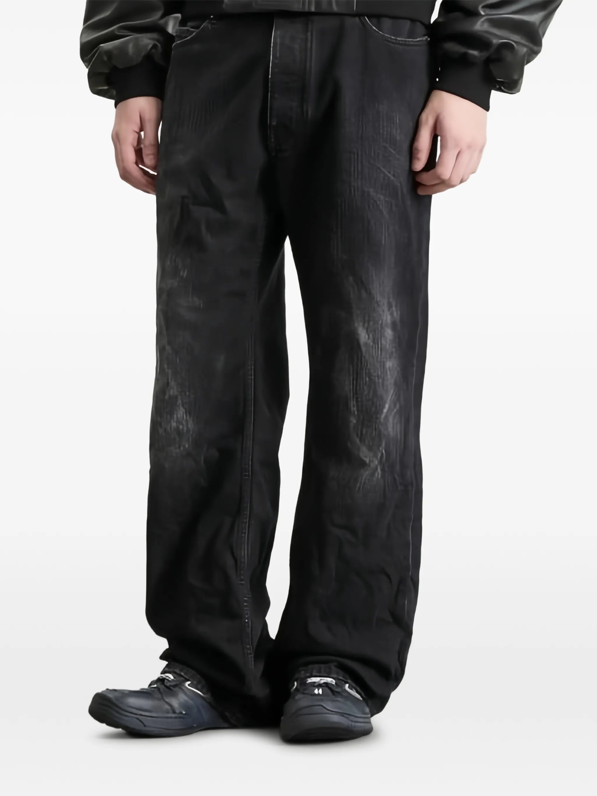 distressed jeans