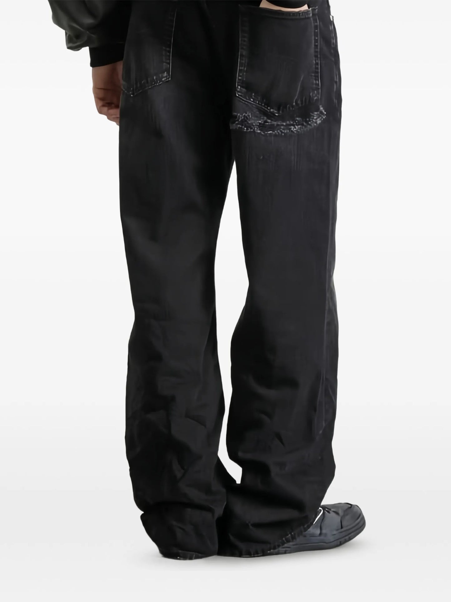 distressed jeans