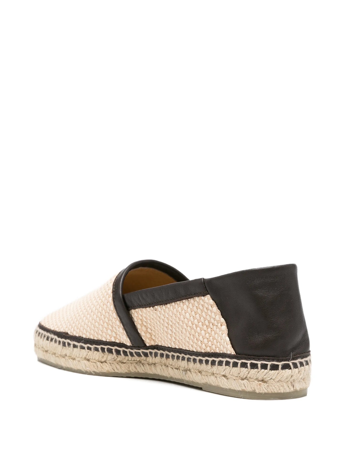 leather-trim espadrilles
