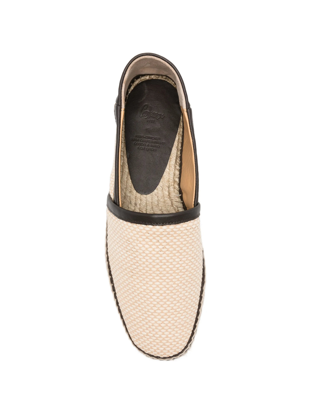 leather-trim espadrilles