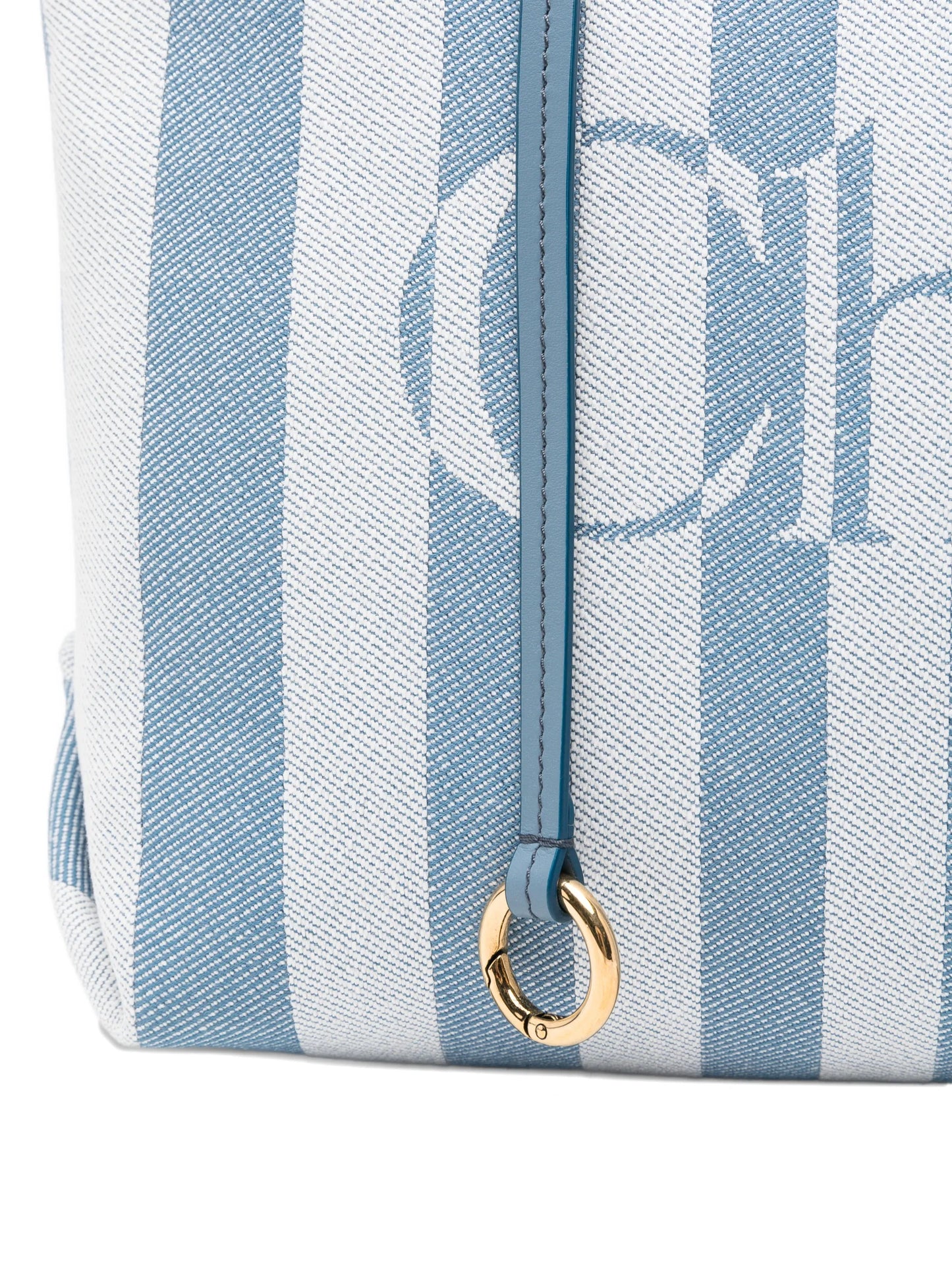 small Stripy east-west tote bag