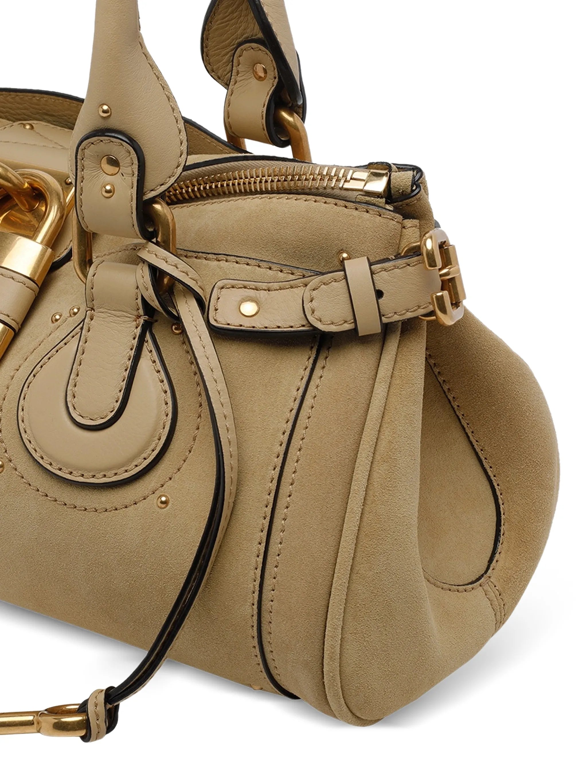 Paddington suede handbag