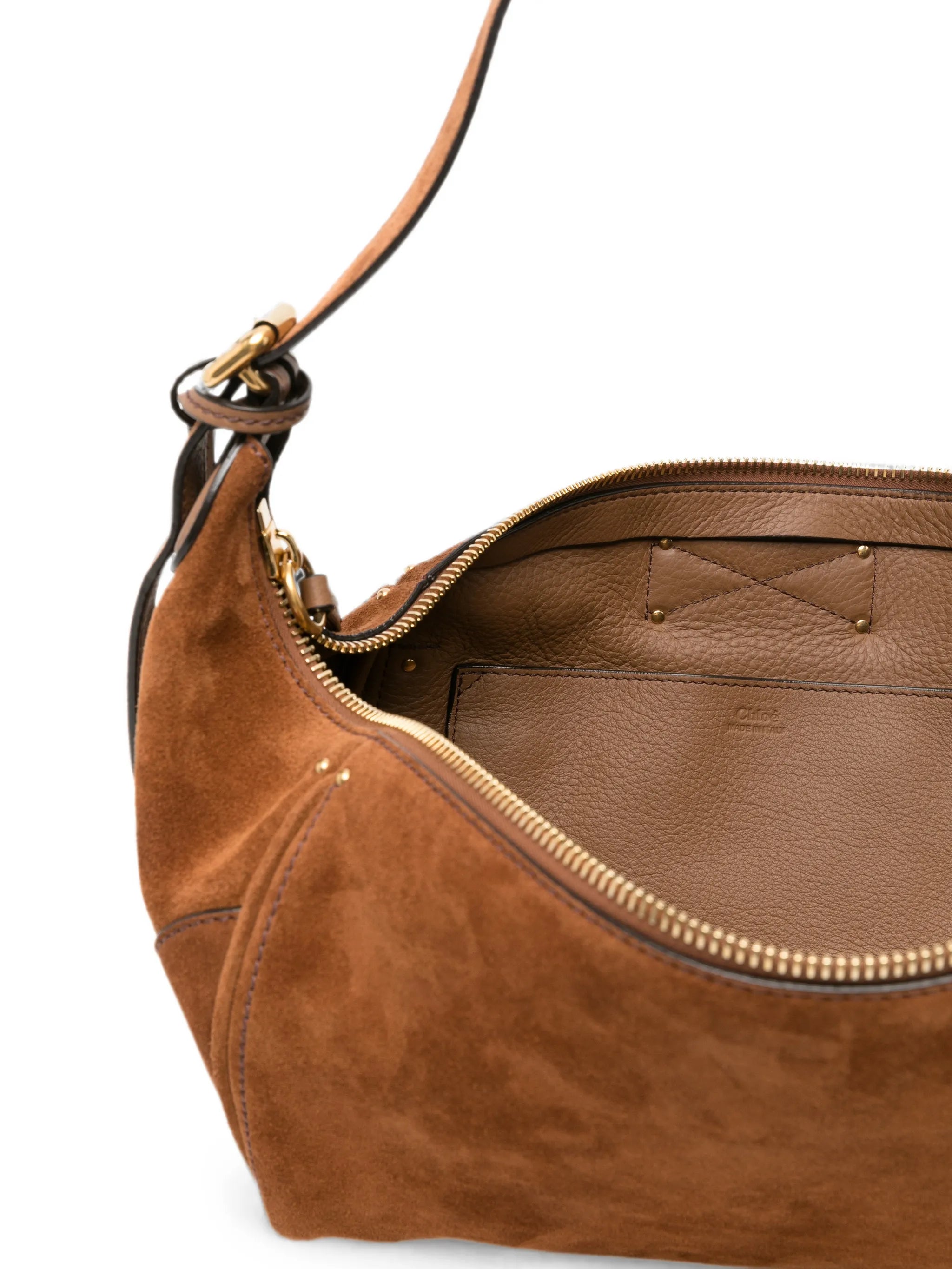Paddington suede cross body bag