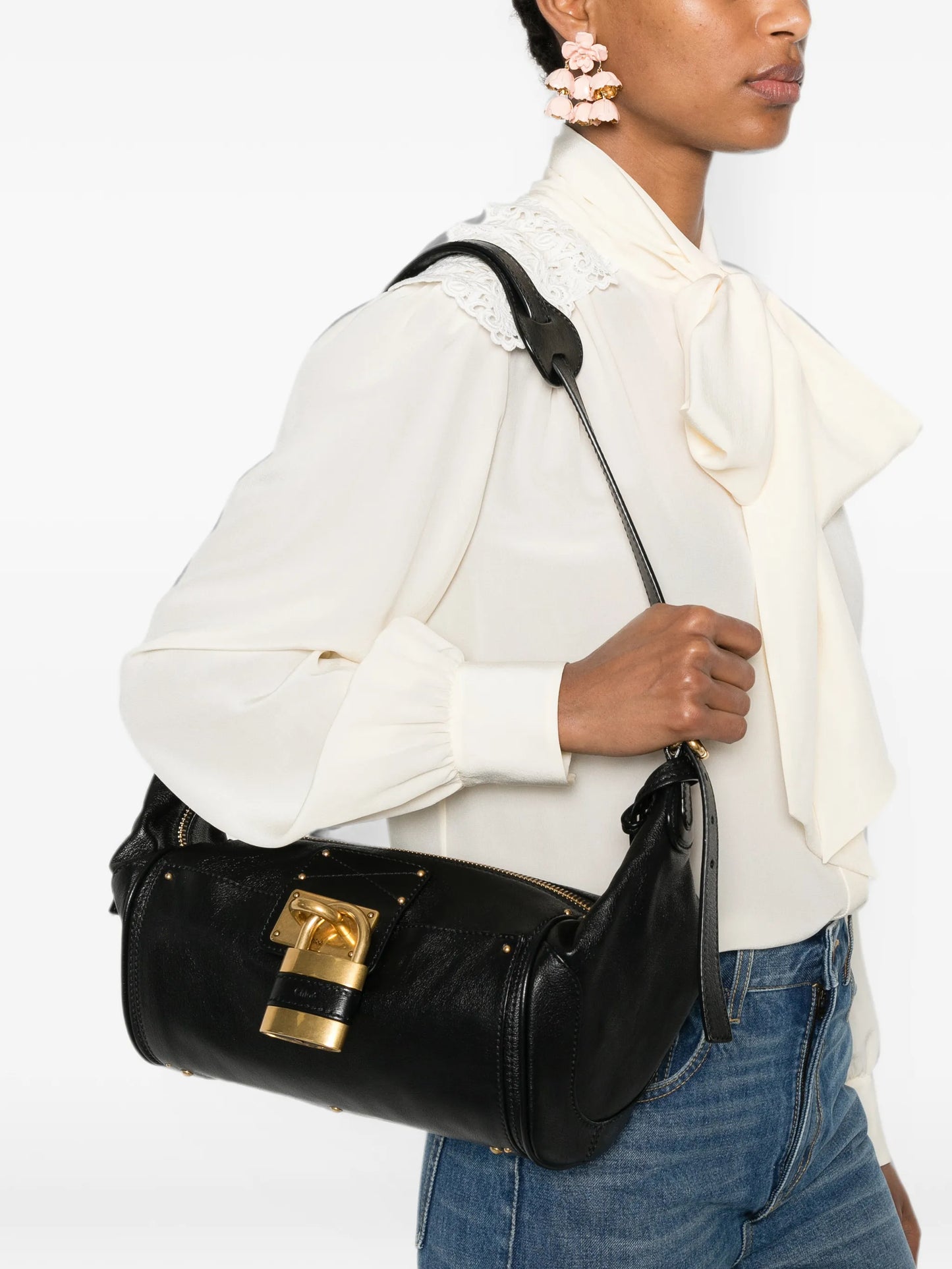 Paddington grained-leather shoulder bag