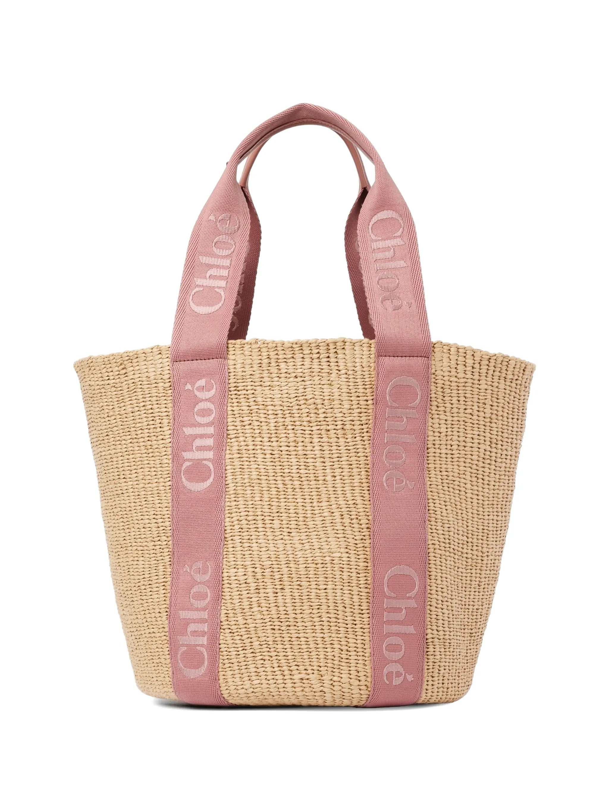 large Woody logo-embroidered tote bag