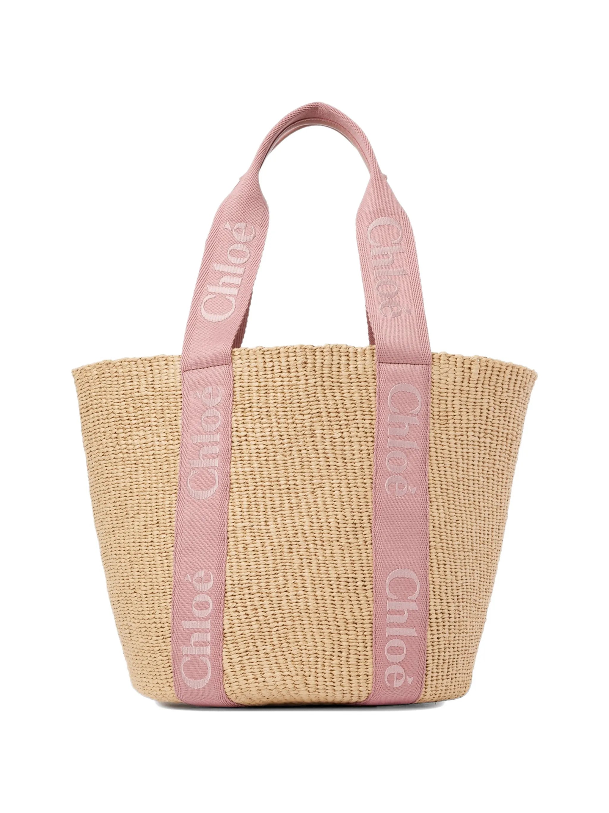 large Woody logo-embroidered tote bag