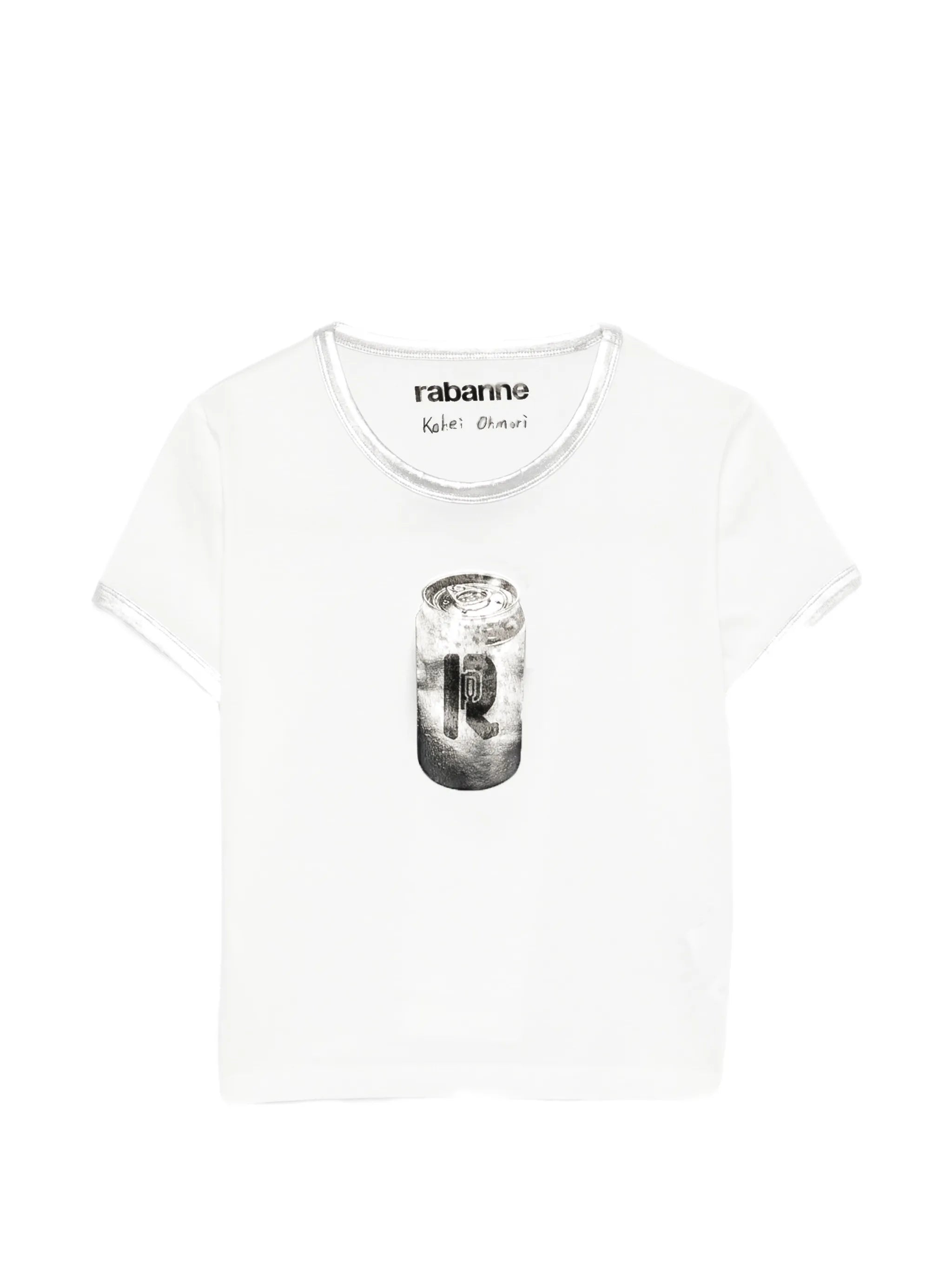 Ohmori can print T-shirt in cotton