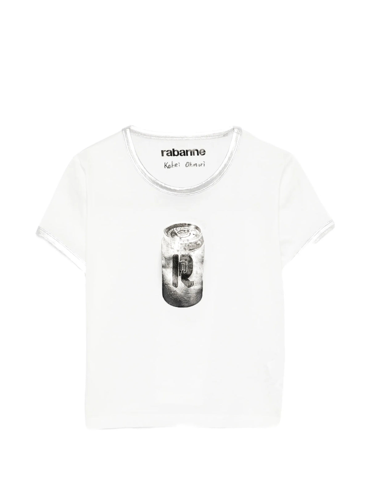 Ohmori can print T-shirt in cotton