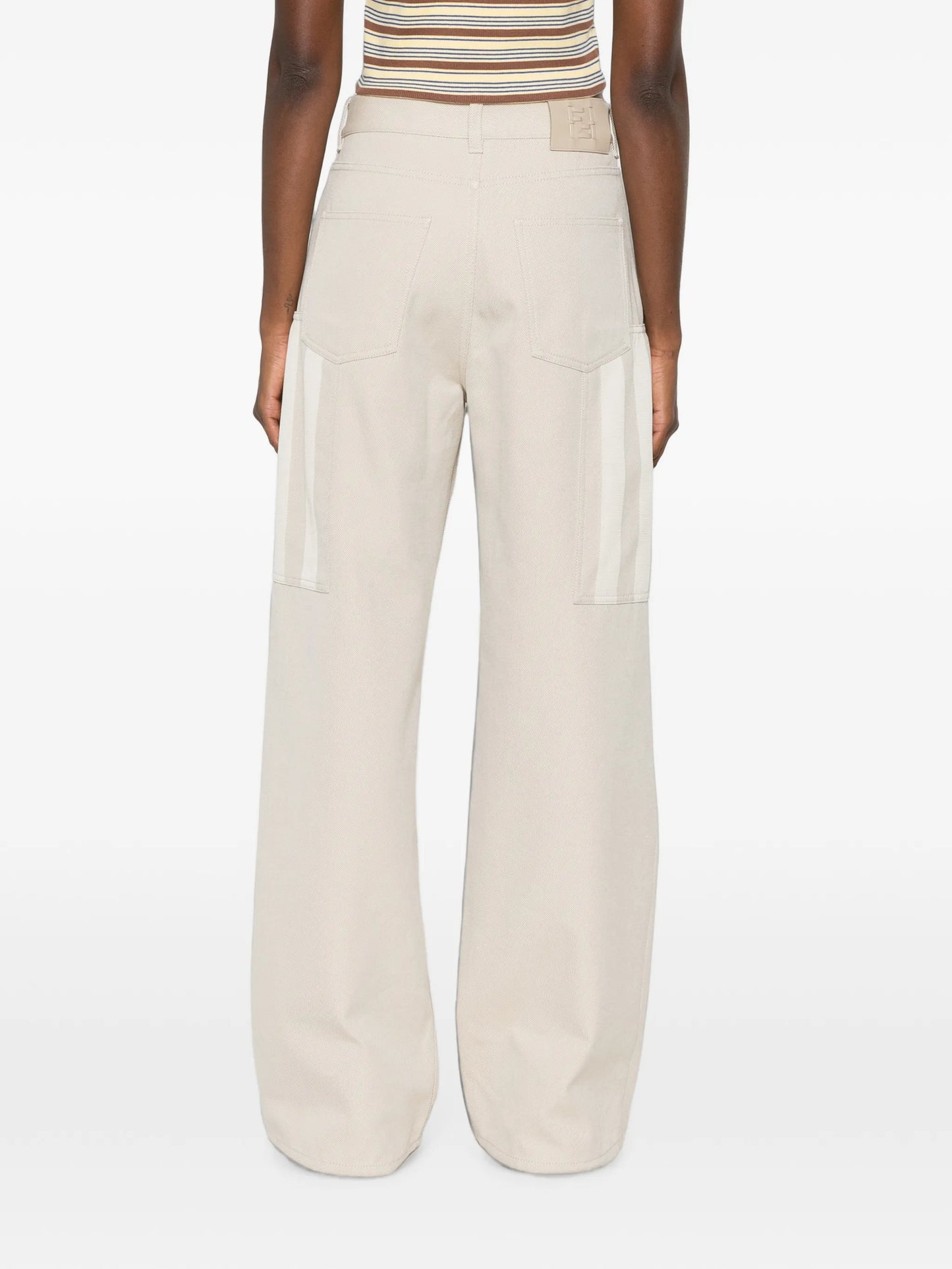 belt-loop wide-leg jeans