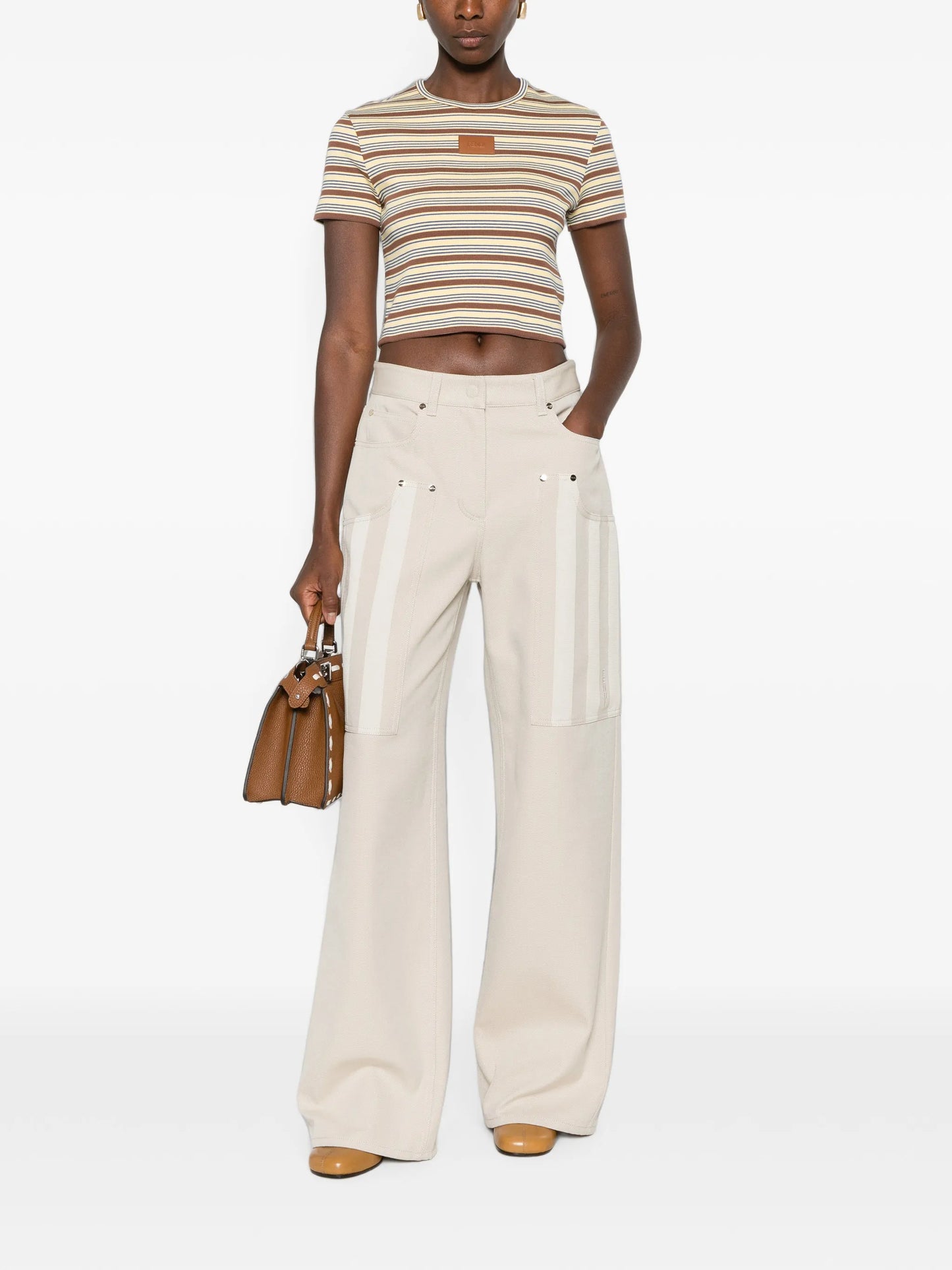 belt-loop wide-leg jeans