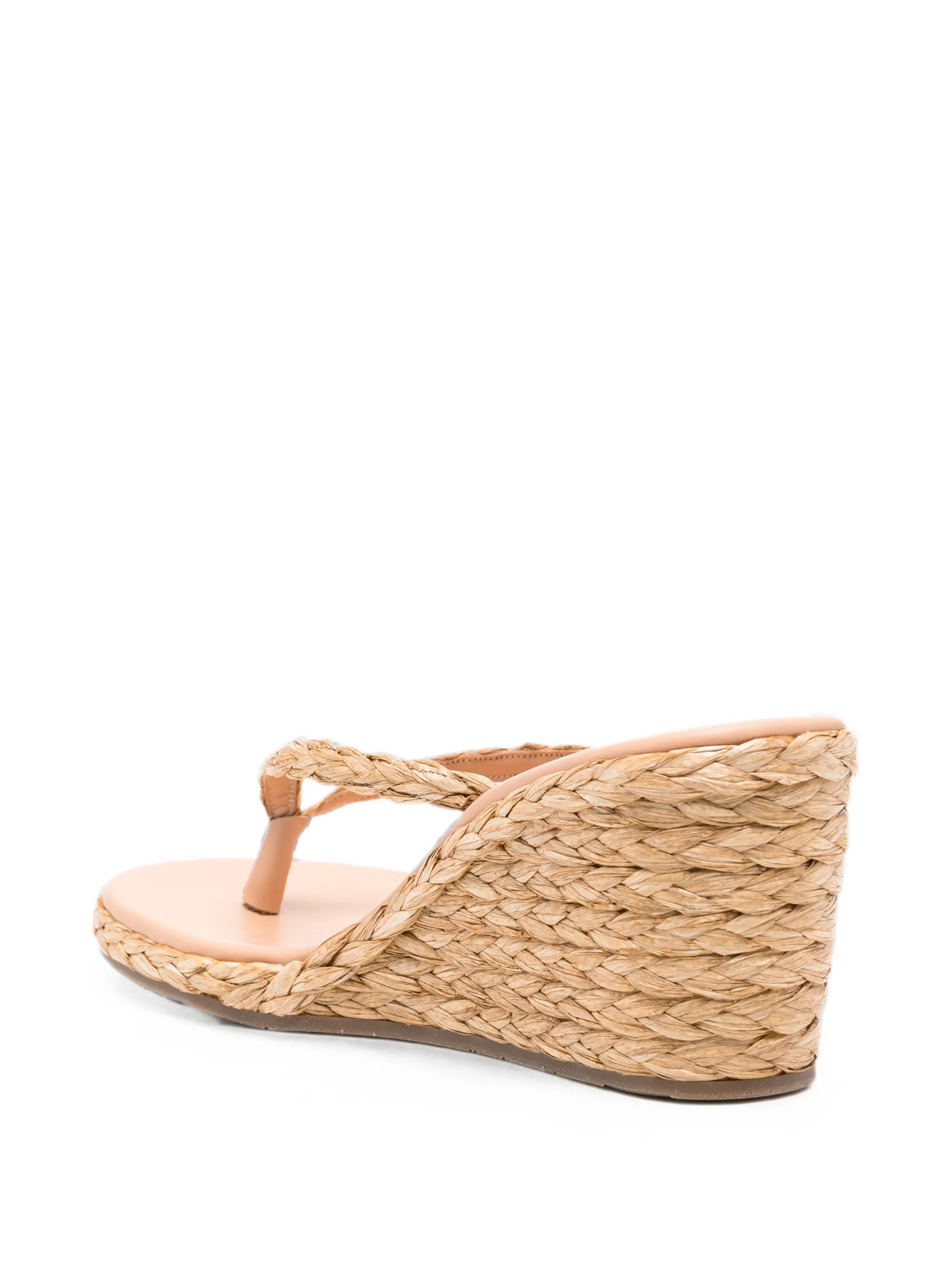 Etheria braided wedge sandals