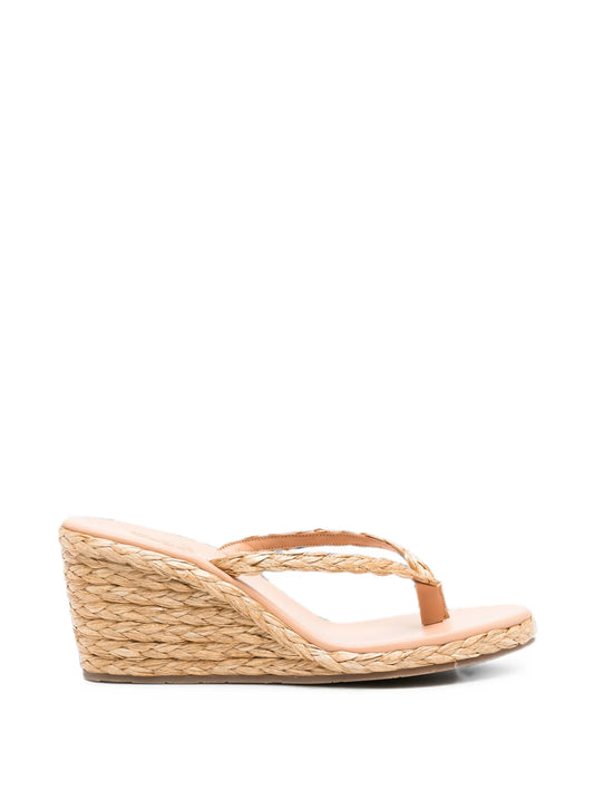 Etheria braided wedge sandals