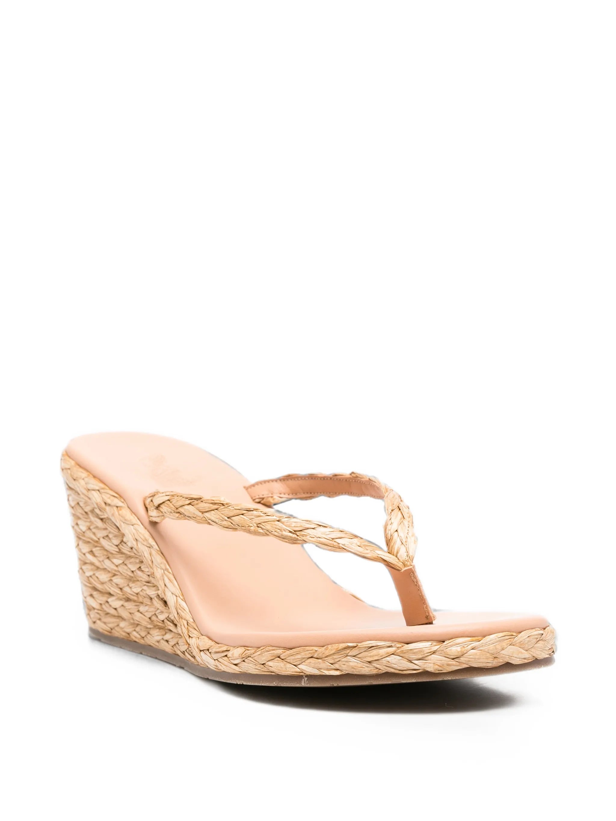 Etheria braided wedge sandals