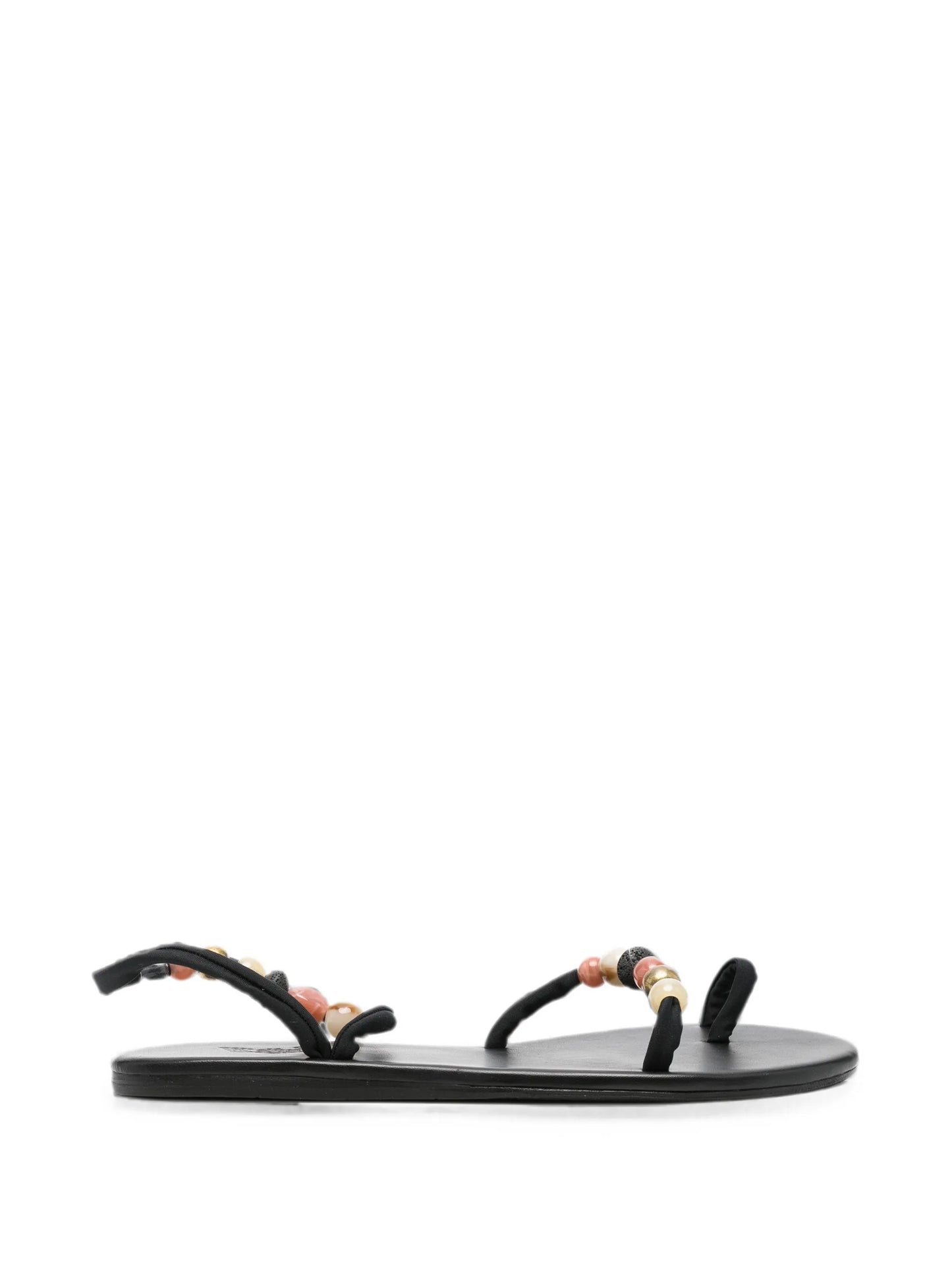 Eleftheria beads flat sandals