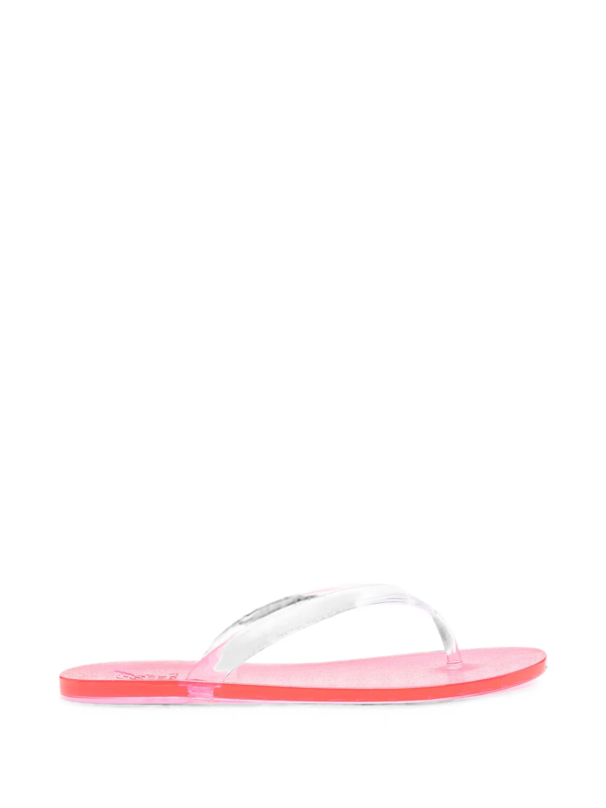 Jelly open-toe flip-flops