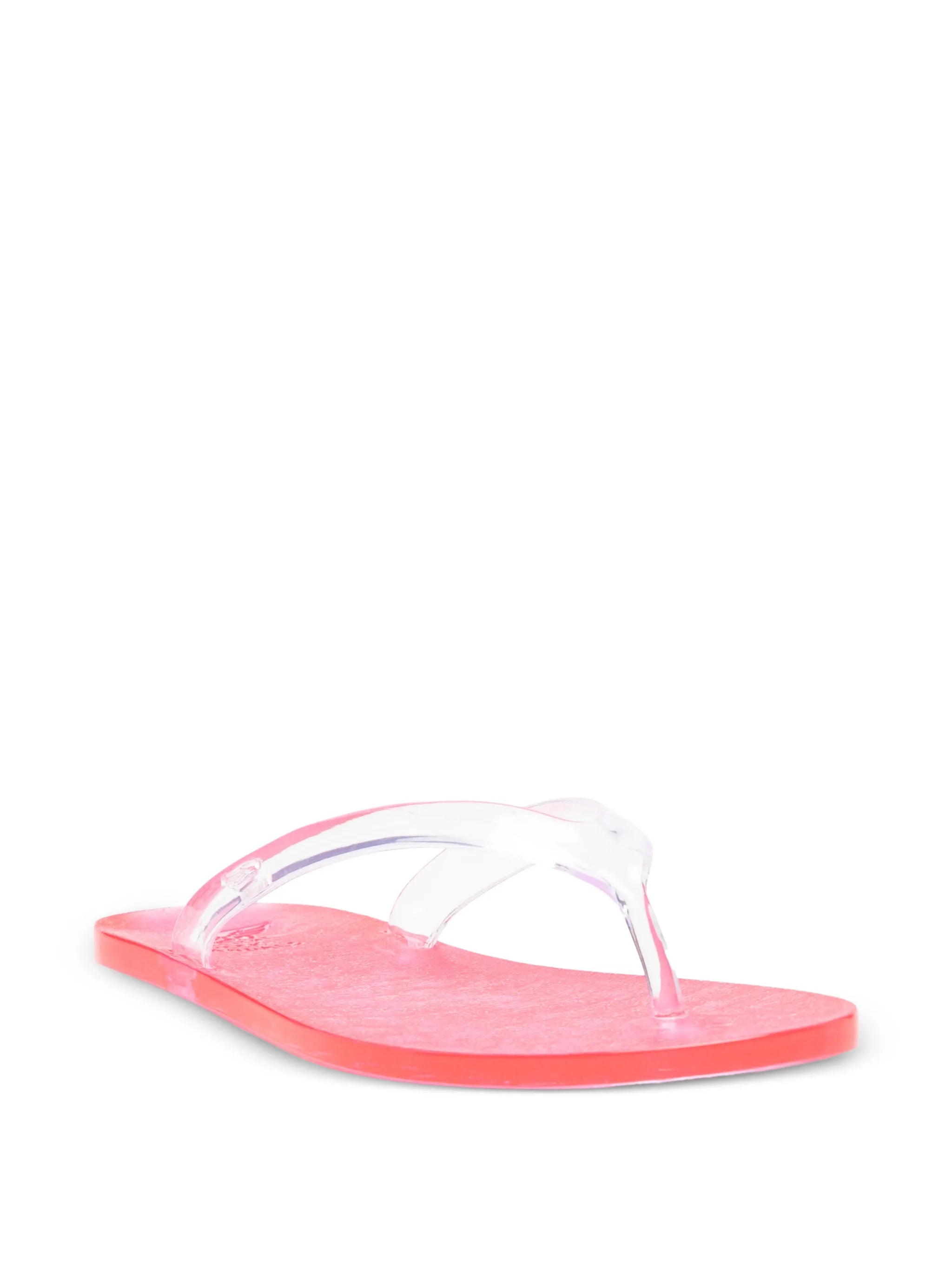 Jelly open-toe flip-flops