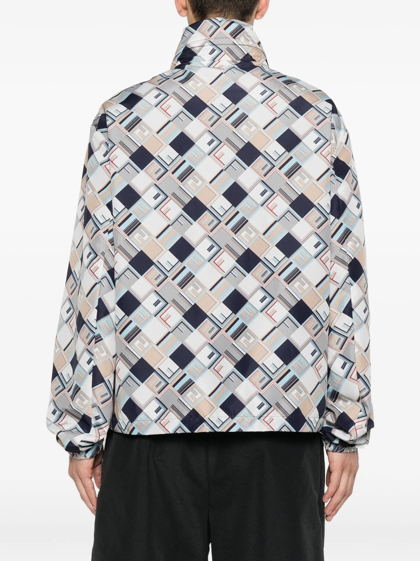 FF-print reversible jacket