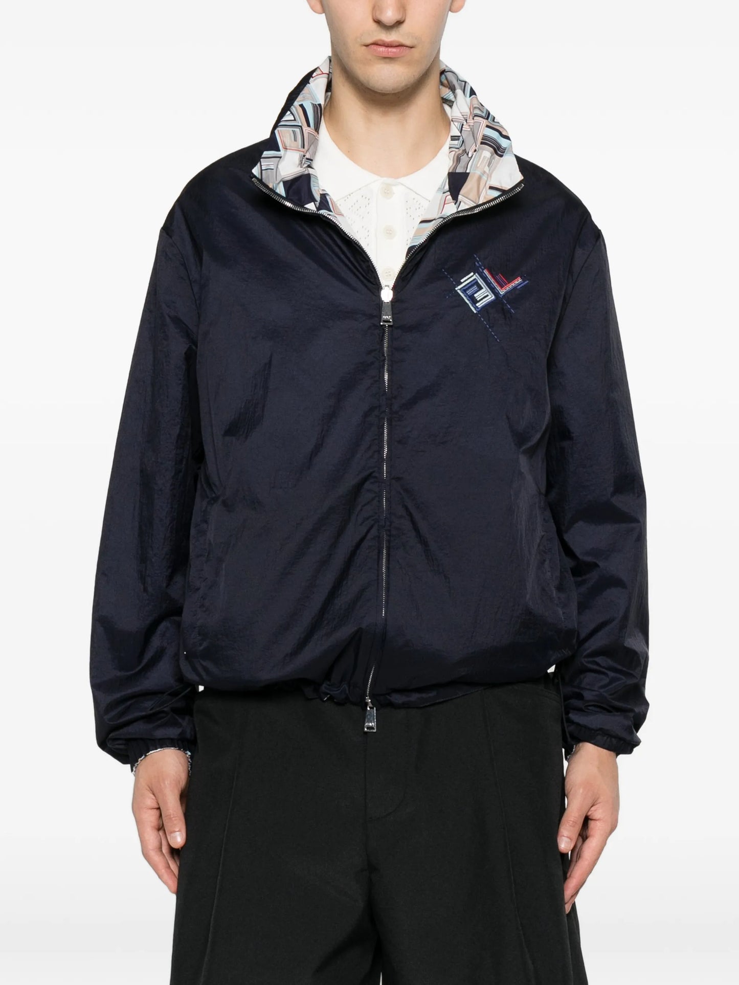 FF-print reversible jacket