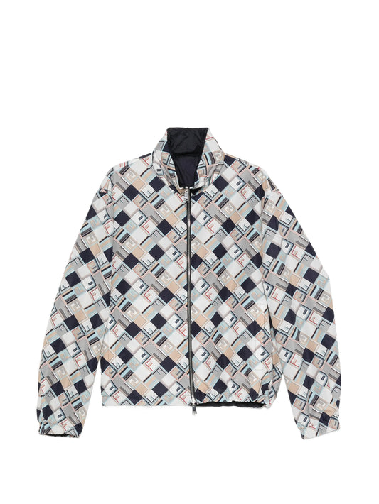 FF-print reversible jacket