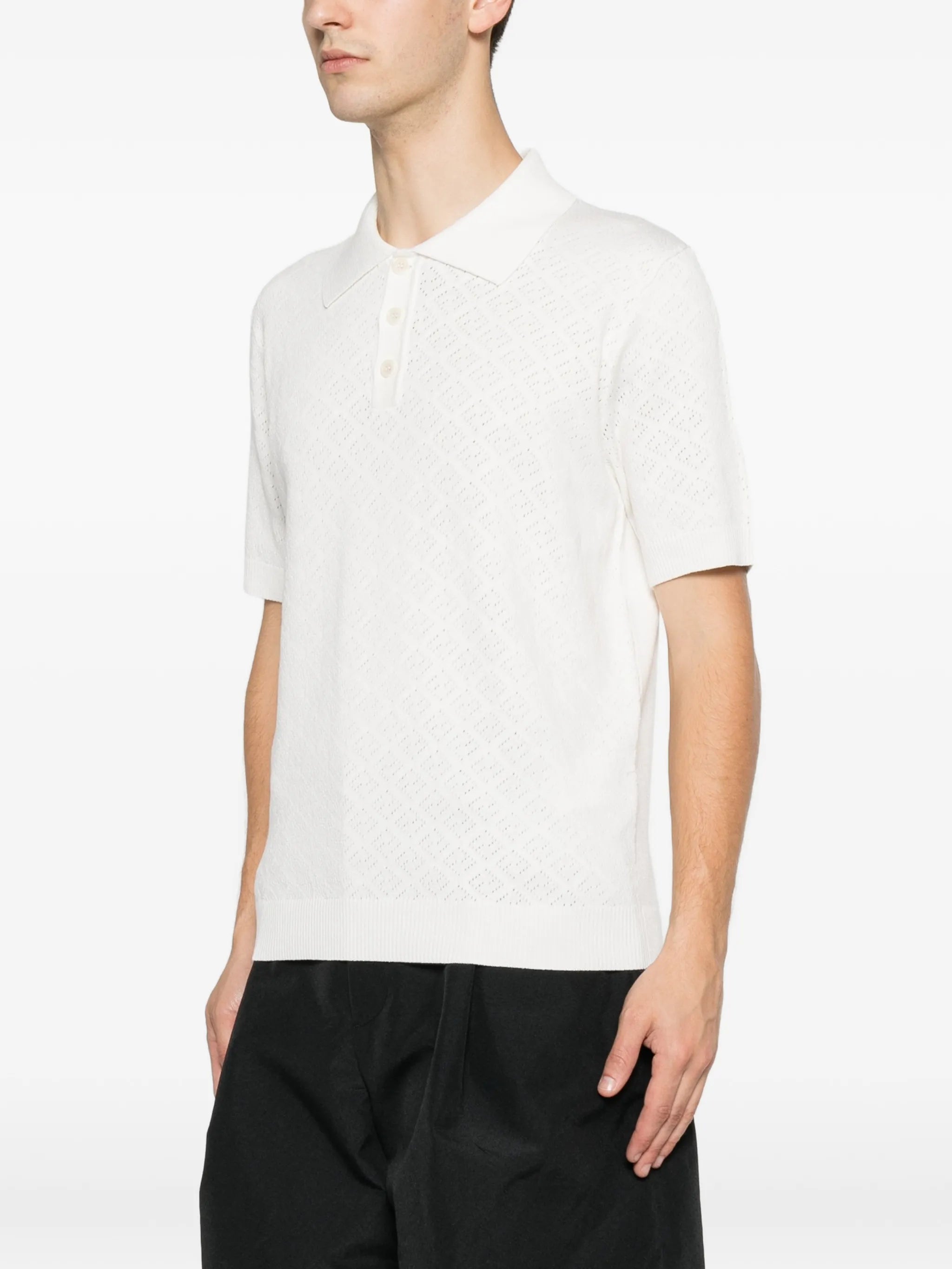 crochet polo shirt