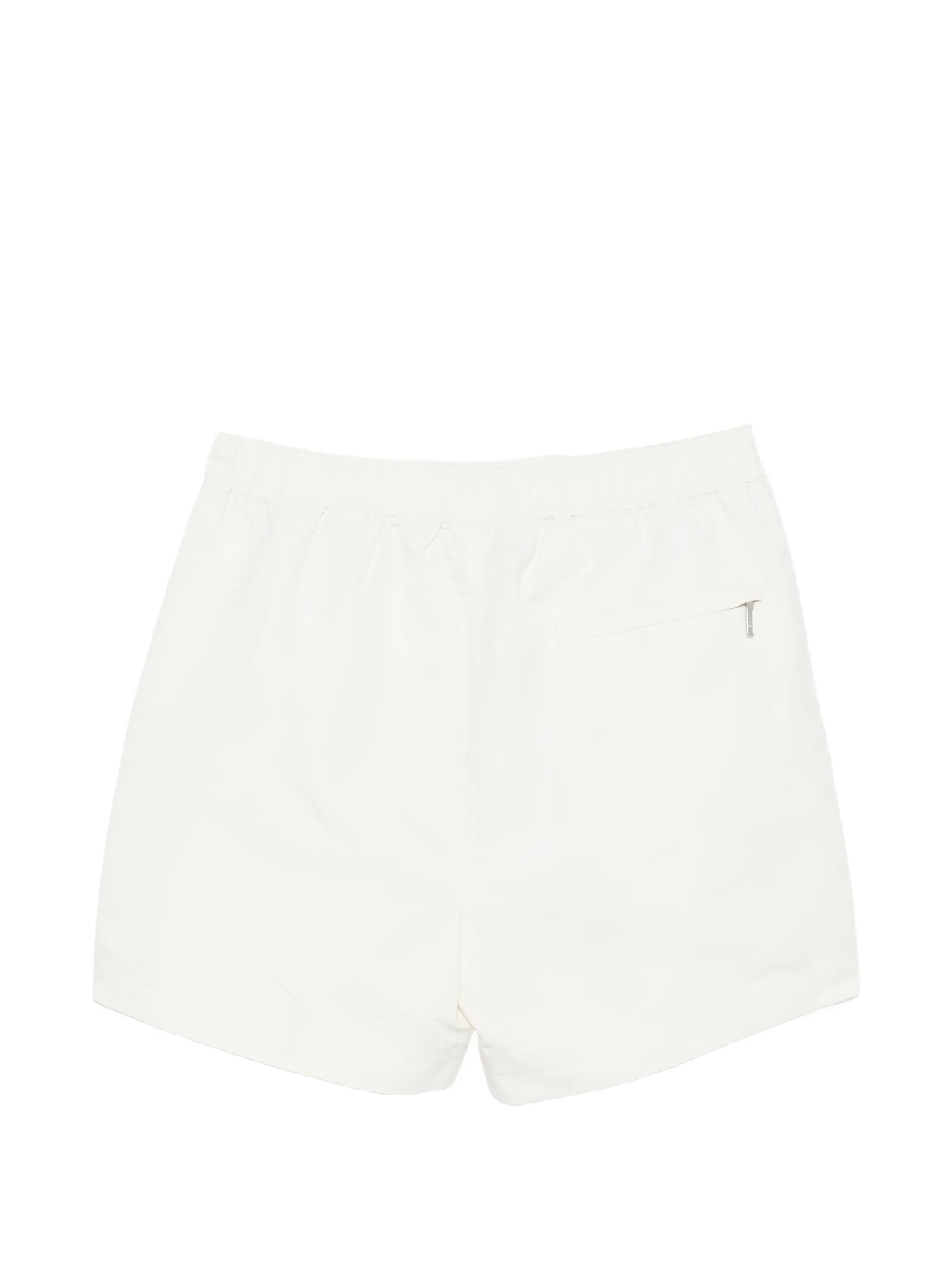 button-fastening swim shorts