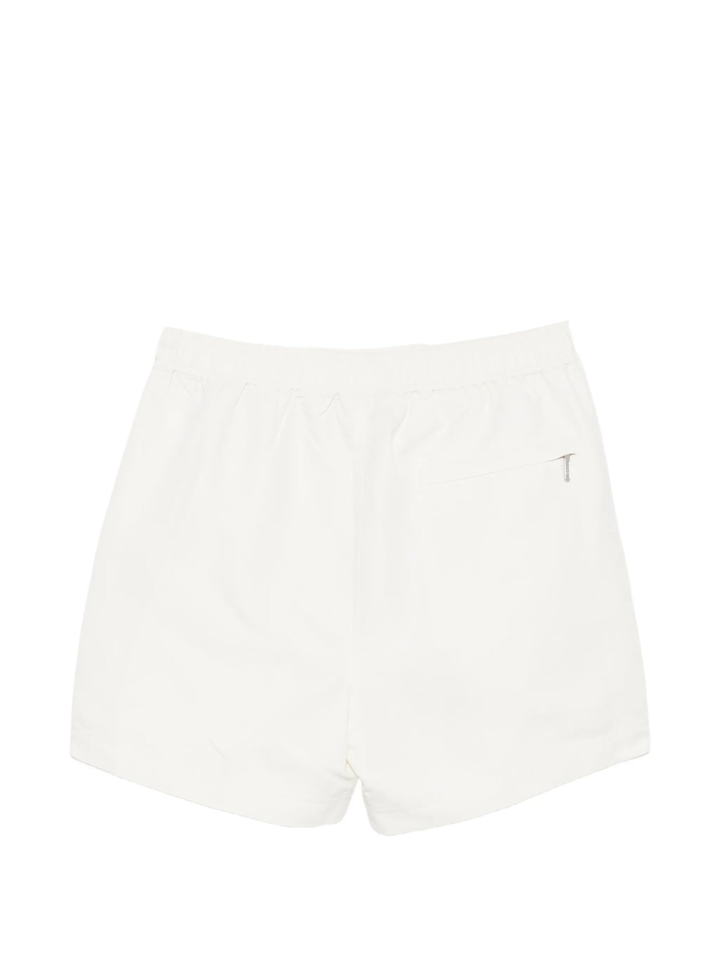 button-fastening swim shorts