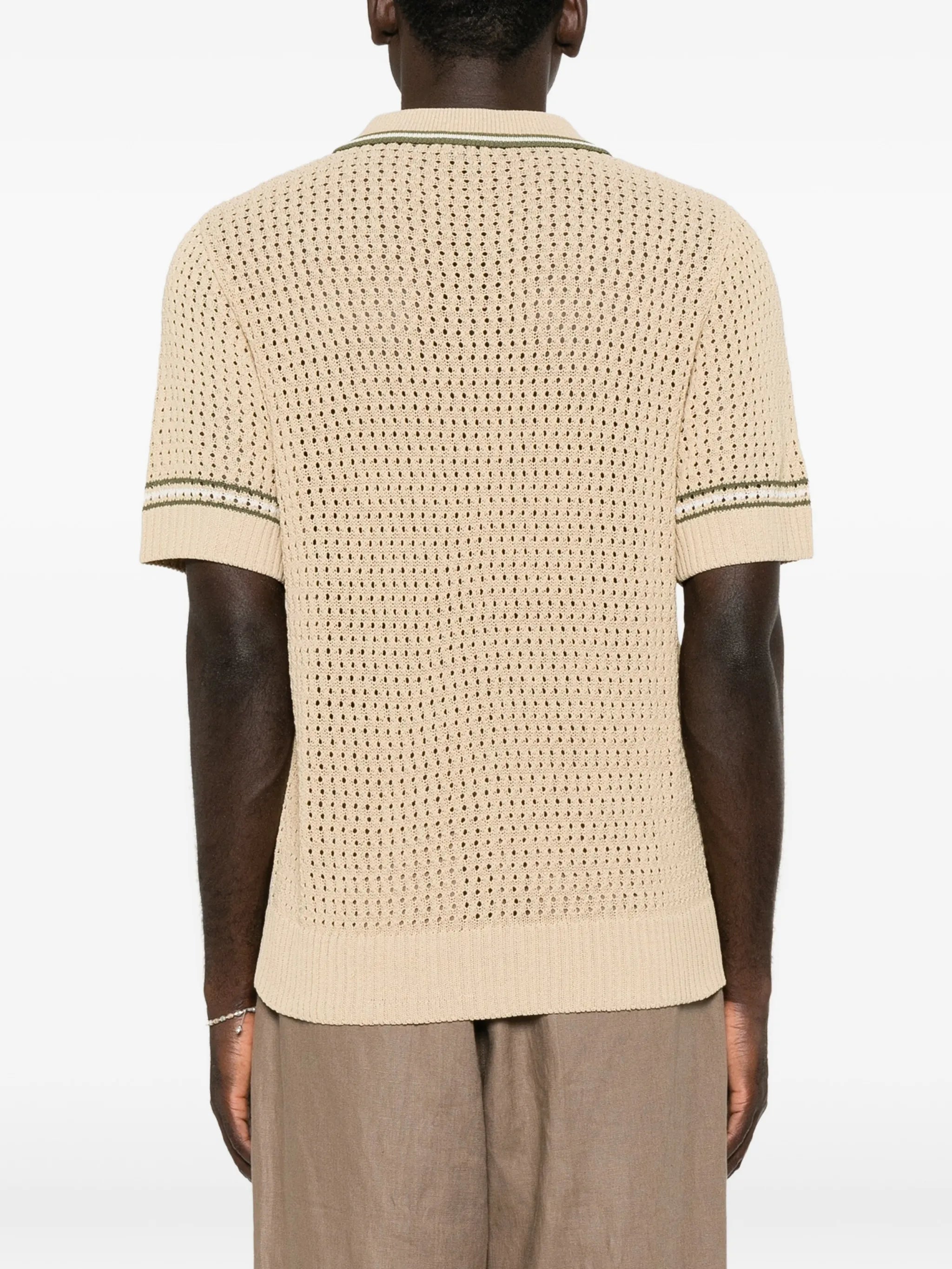 Bennett knitted polo shirt