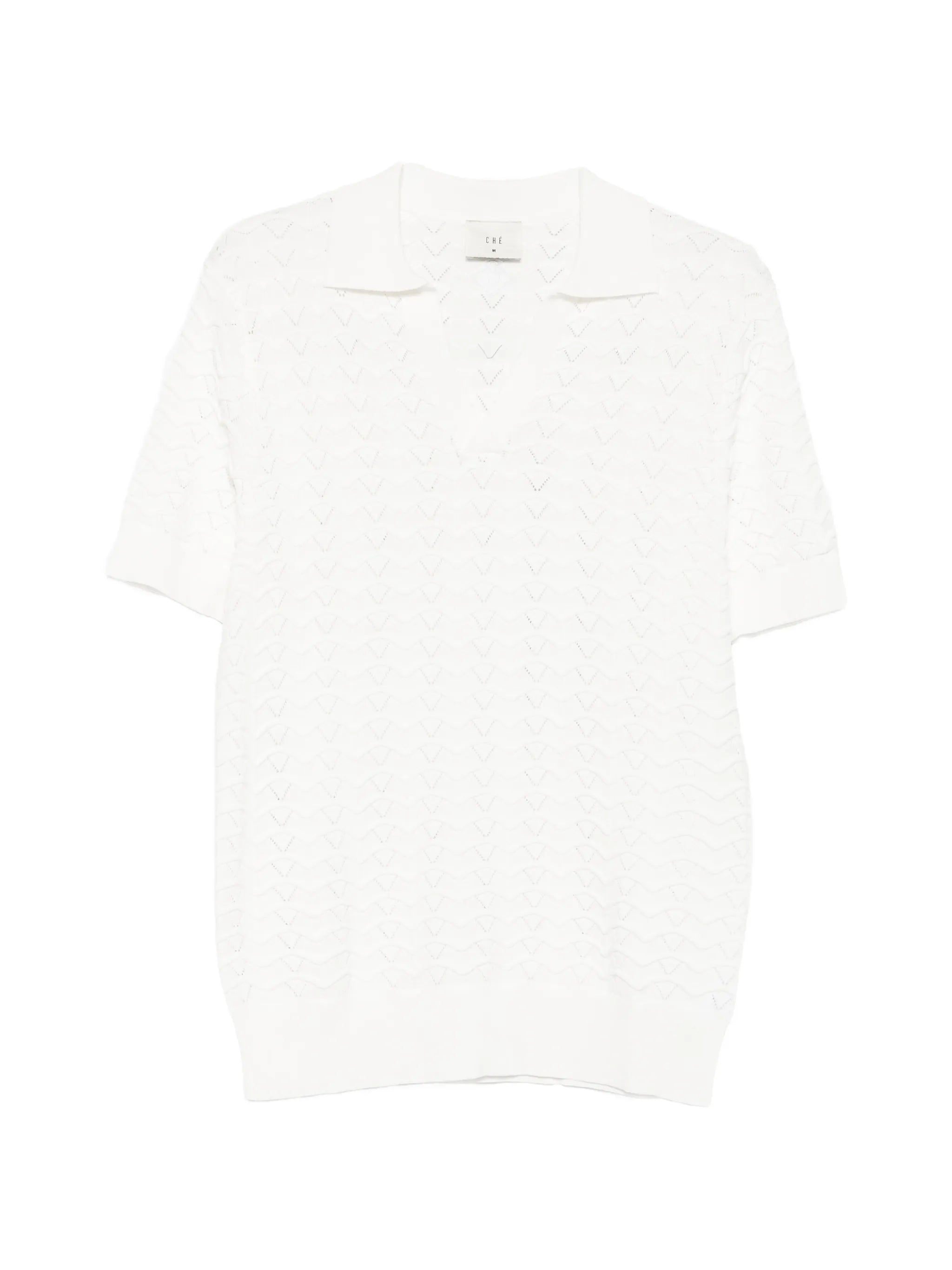 Ripple short-sleeve polo shirt