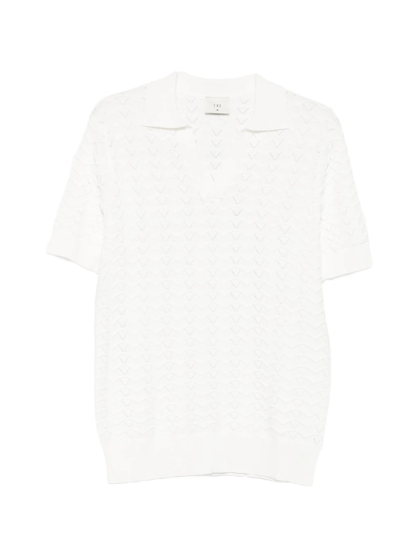 Ripple short-sleeve polo shirt