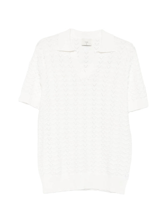 Ripple short-sleeve polo shirt
