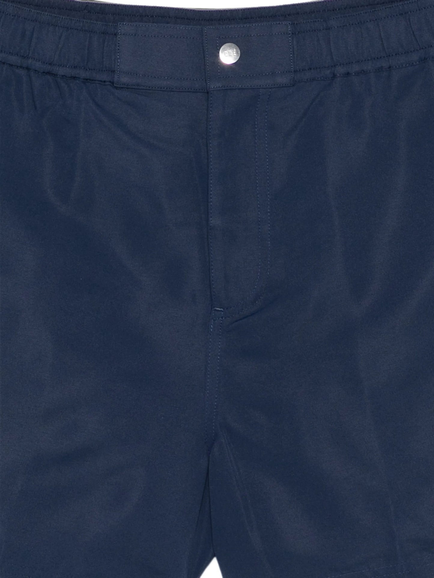 button-fastening swim shorts